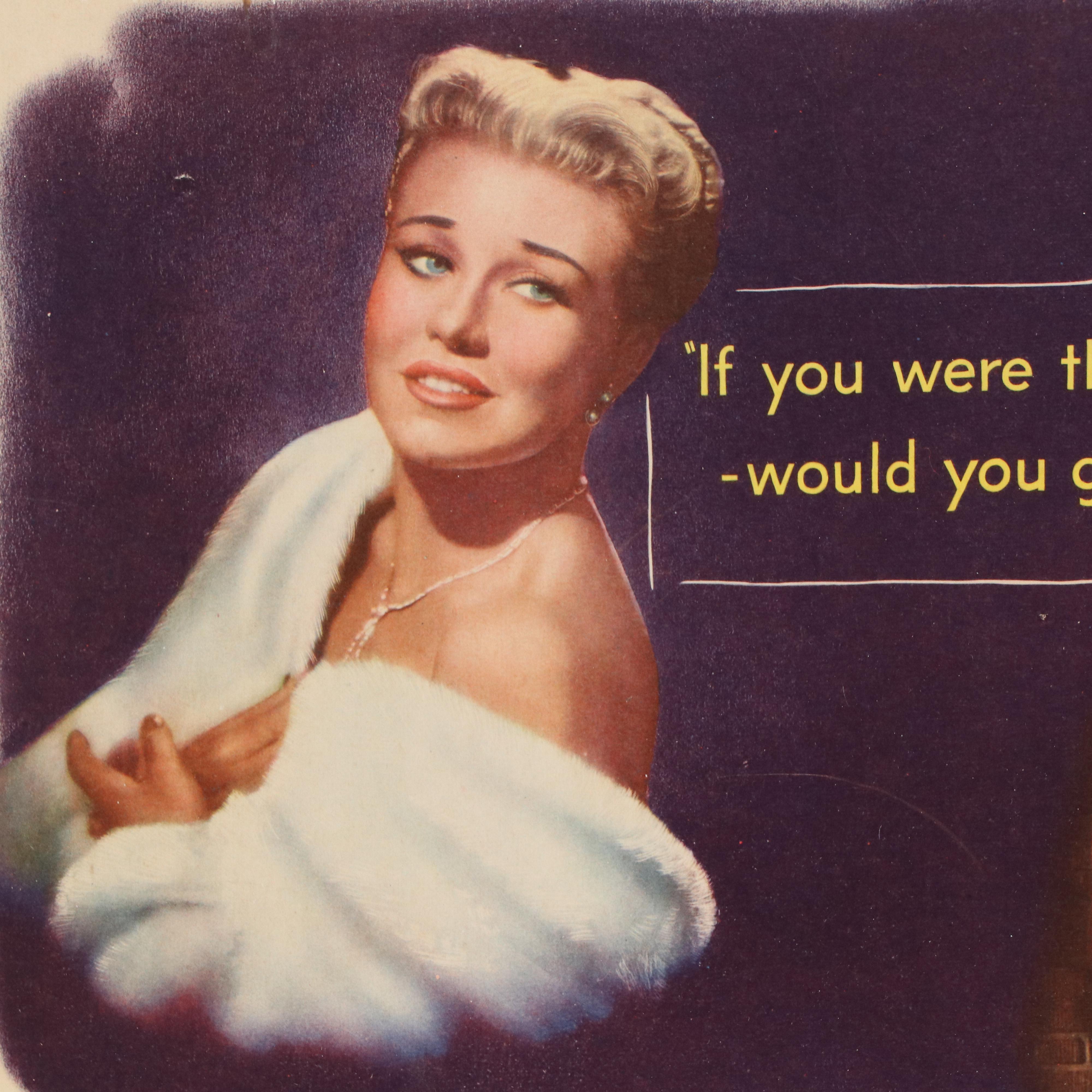 Warner Bros. "Perfect Strangers" Film Advertisement Poster, 1950