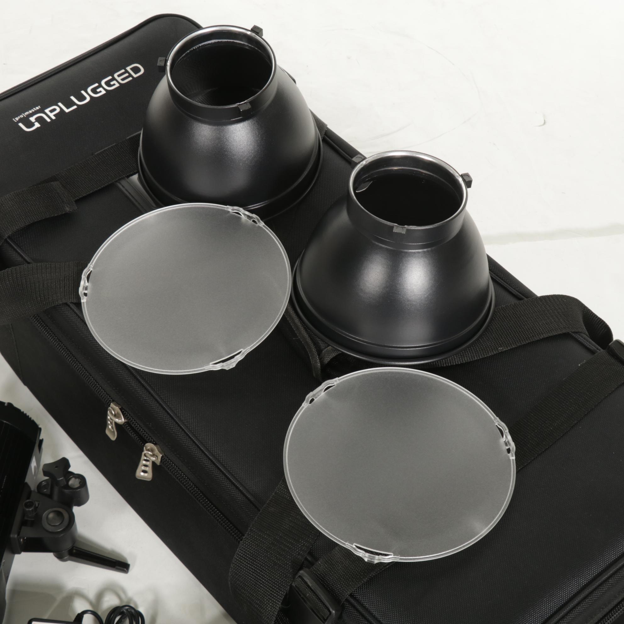 [pro]master Unplugged LED500D 2-Light Kit in Roller Case