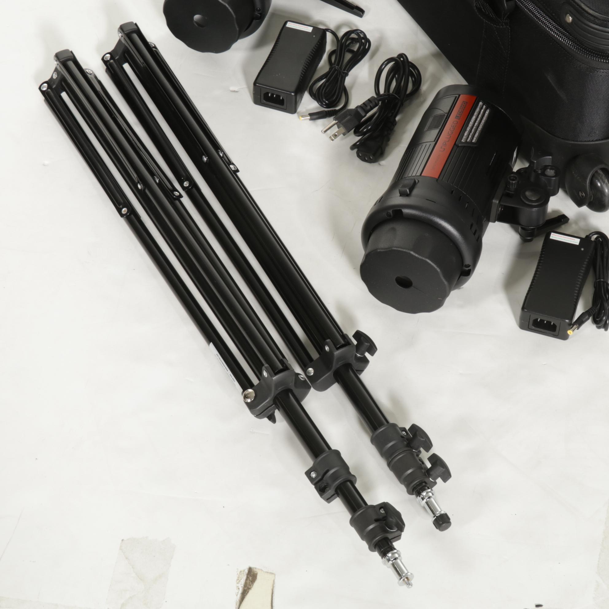 [pro]master Unplugged LED500D 2-Light Kit in Roller Case