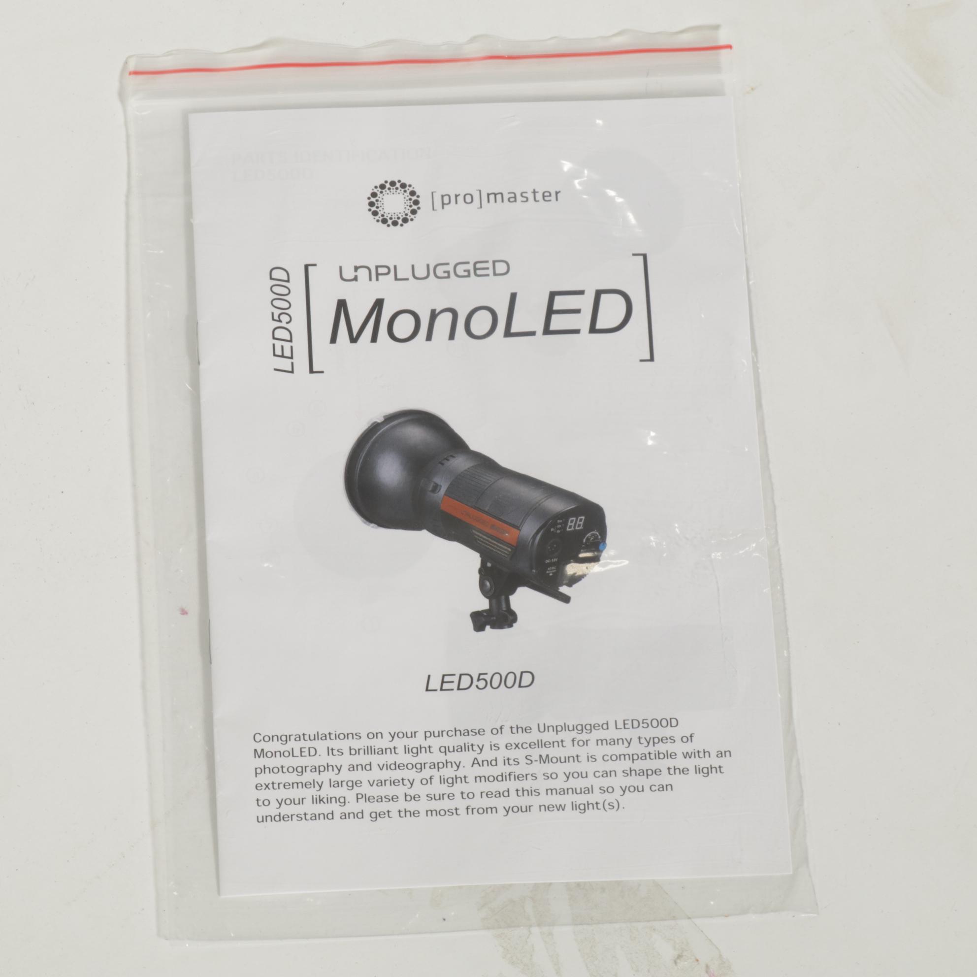 [pro]master Unplugged LED500D 2-Light Kit in Roller Case