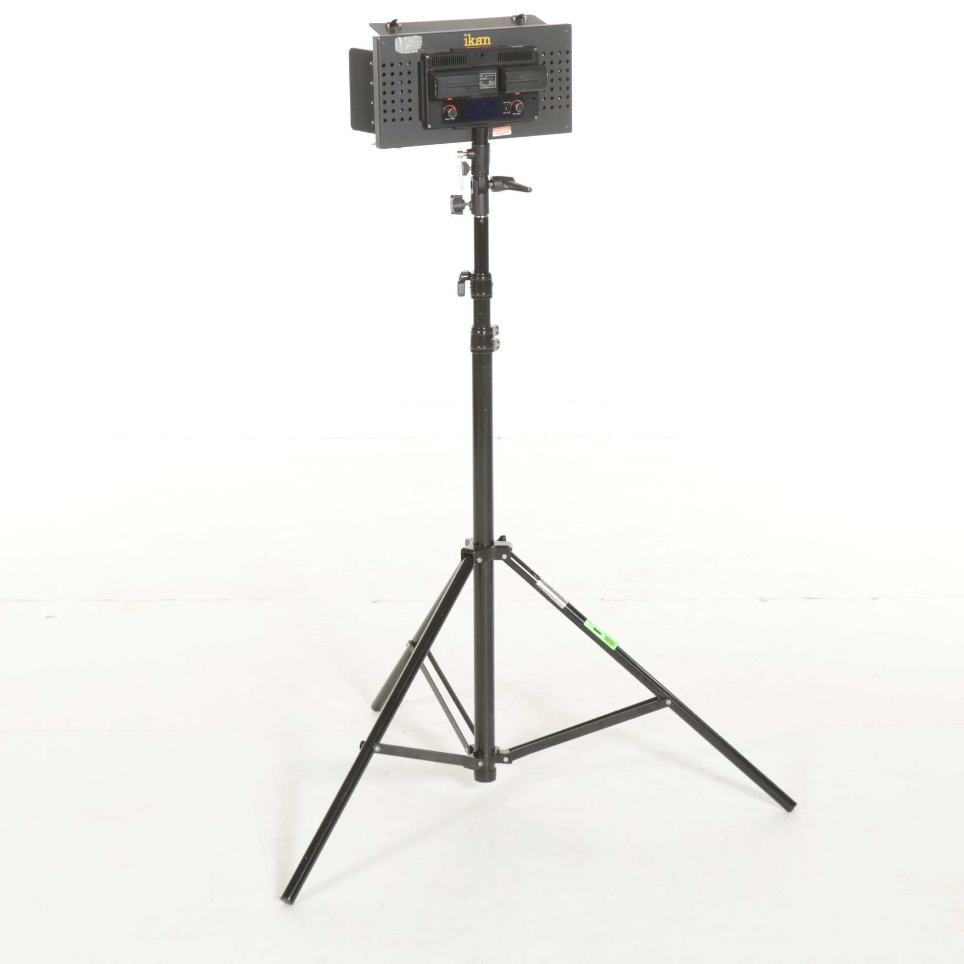Ikam Bi-Color LED Photographic Light with Lightstand