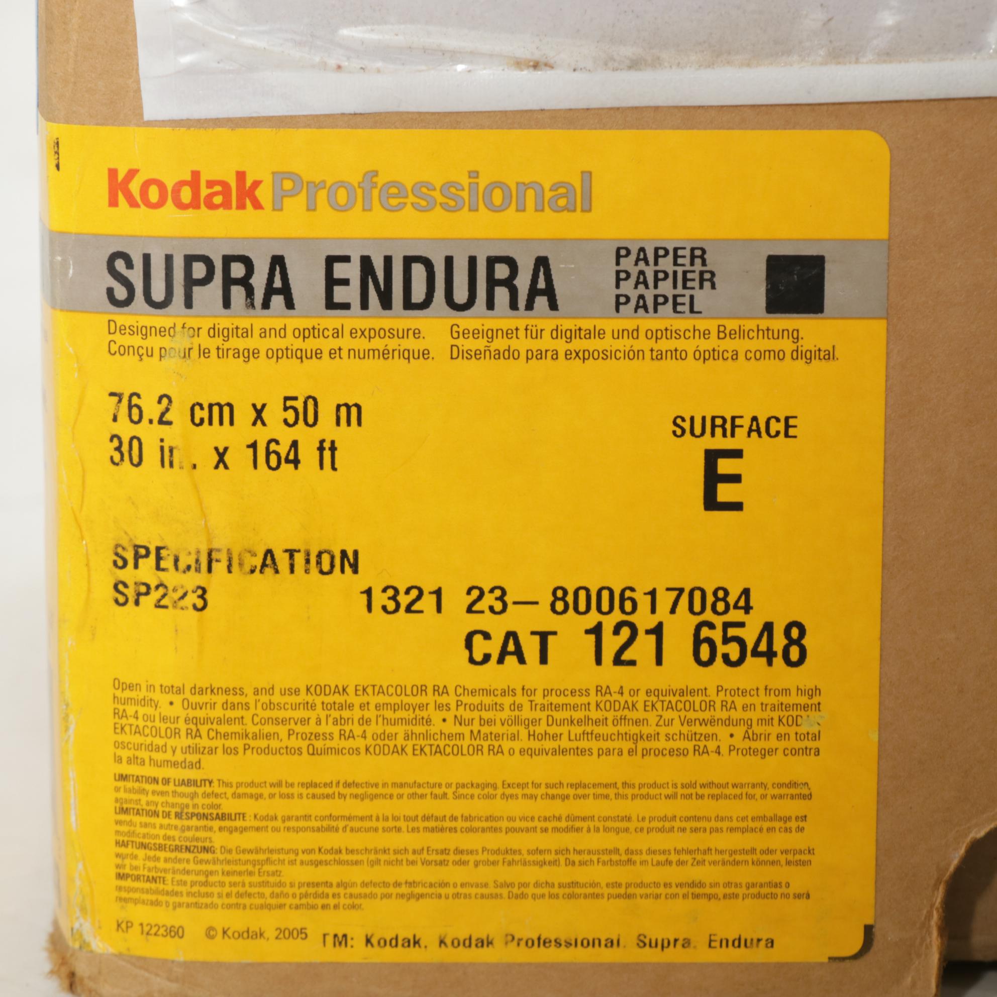 Kodak Professional Supra Endura Surface E Color Photo Paper Roll