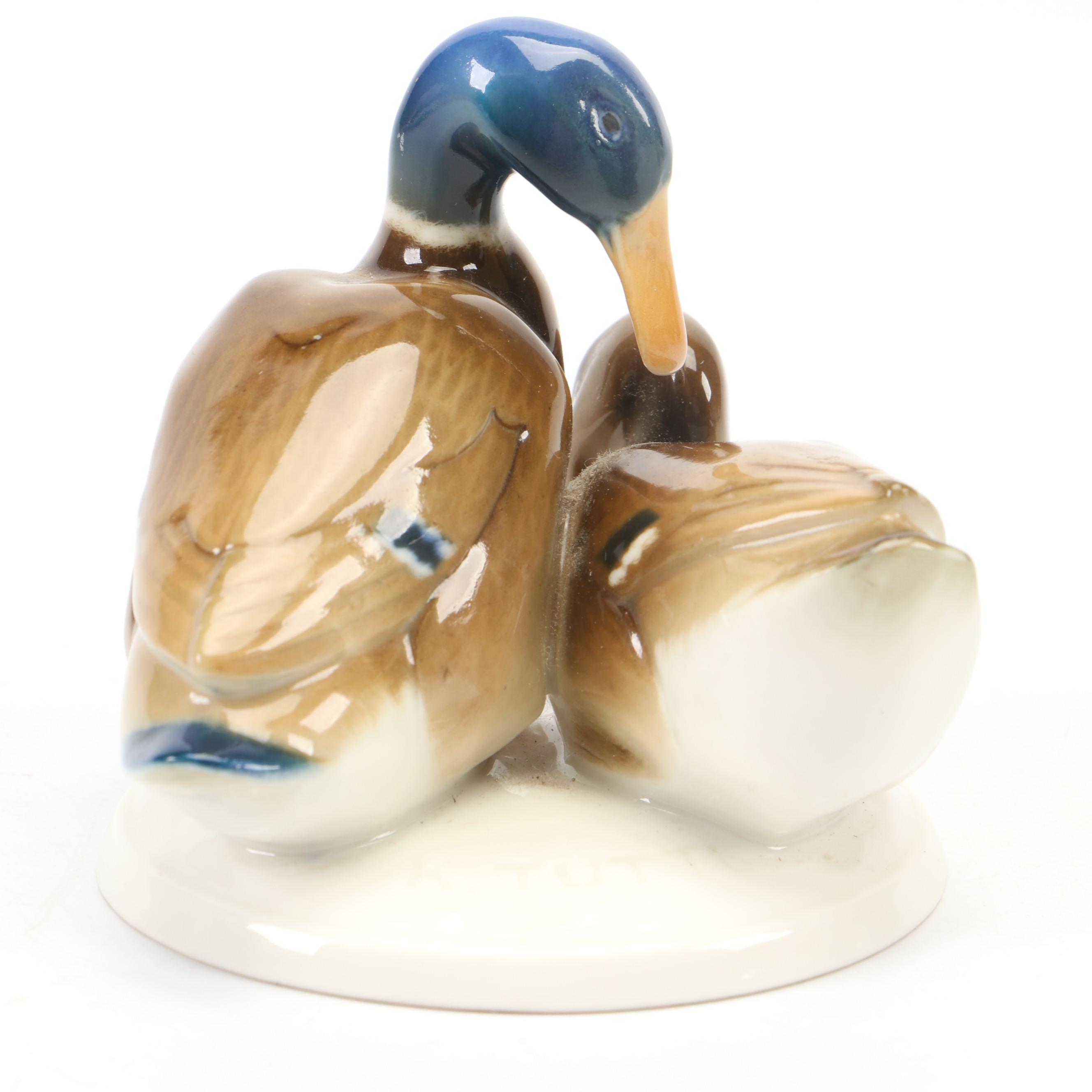 Royal Copenhagen, B&G and Hutschenreuther Porcelain Bird Figurines