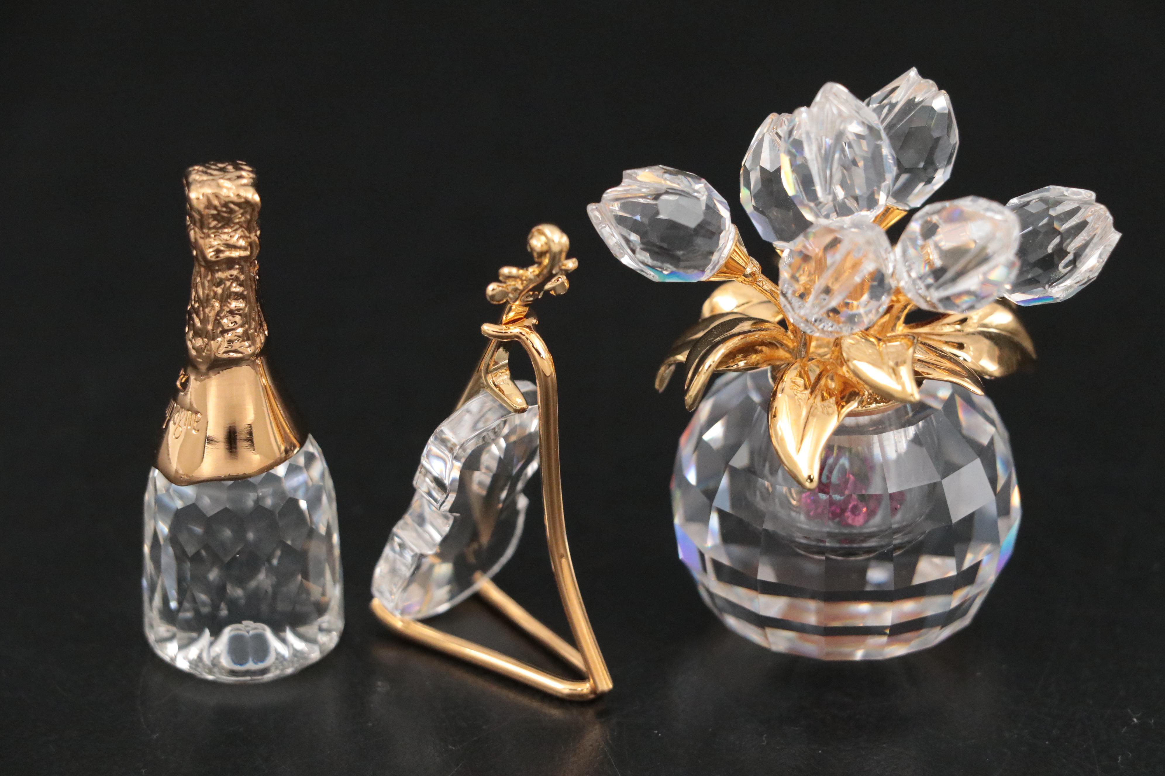 Swarovski Classics and Secrets Crystal Figurines with Crystal Memories Figurine