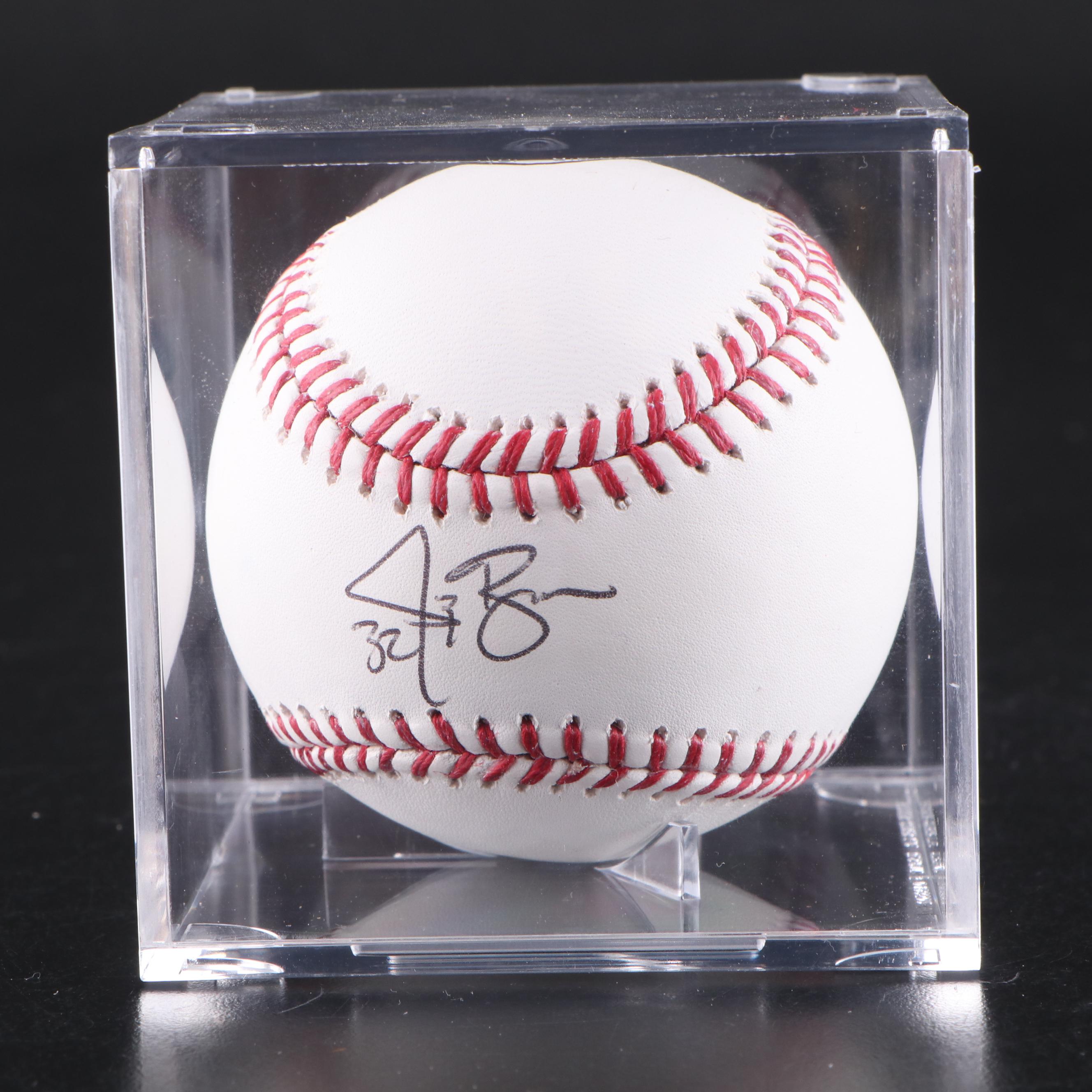 Jay Bruce, Brandon Phillips, and Chris Sabo Signed Baseballs with More
