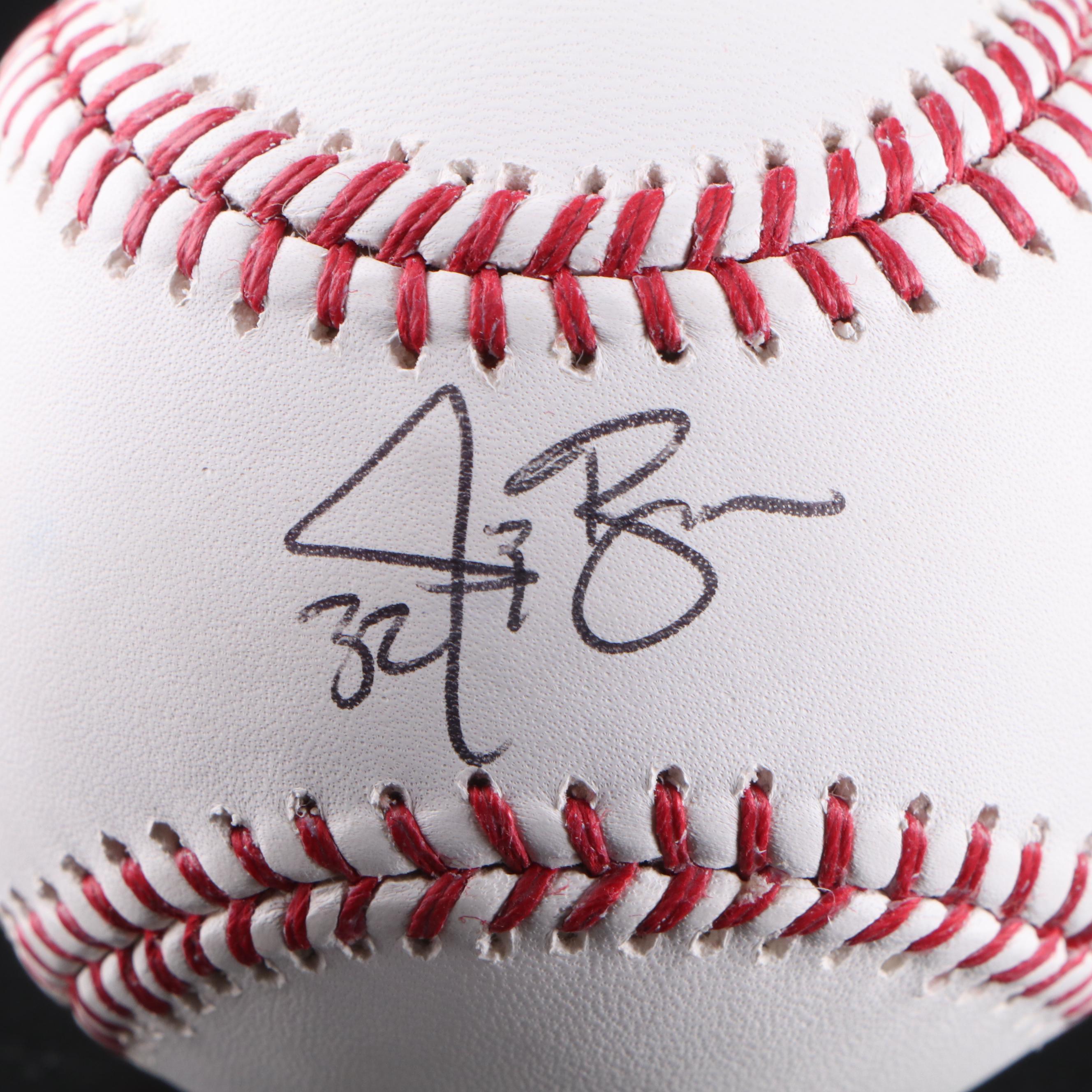 Jay Bruce, Brandon Phillips, and Chris Sabo Signed Baseballs with More