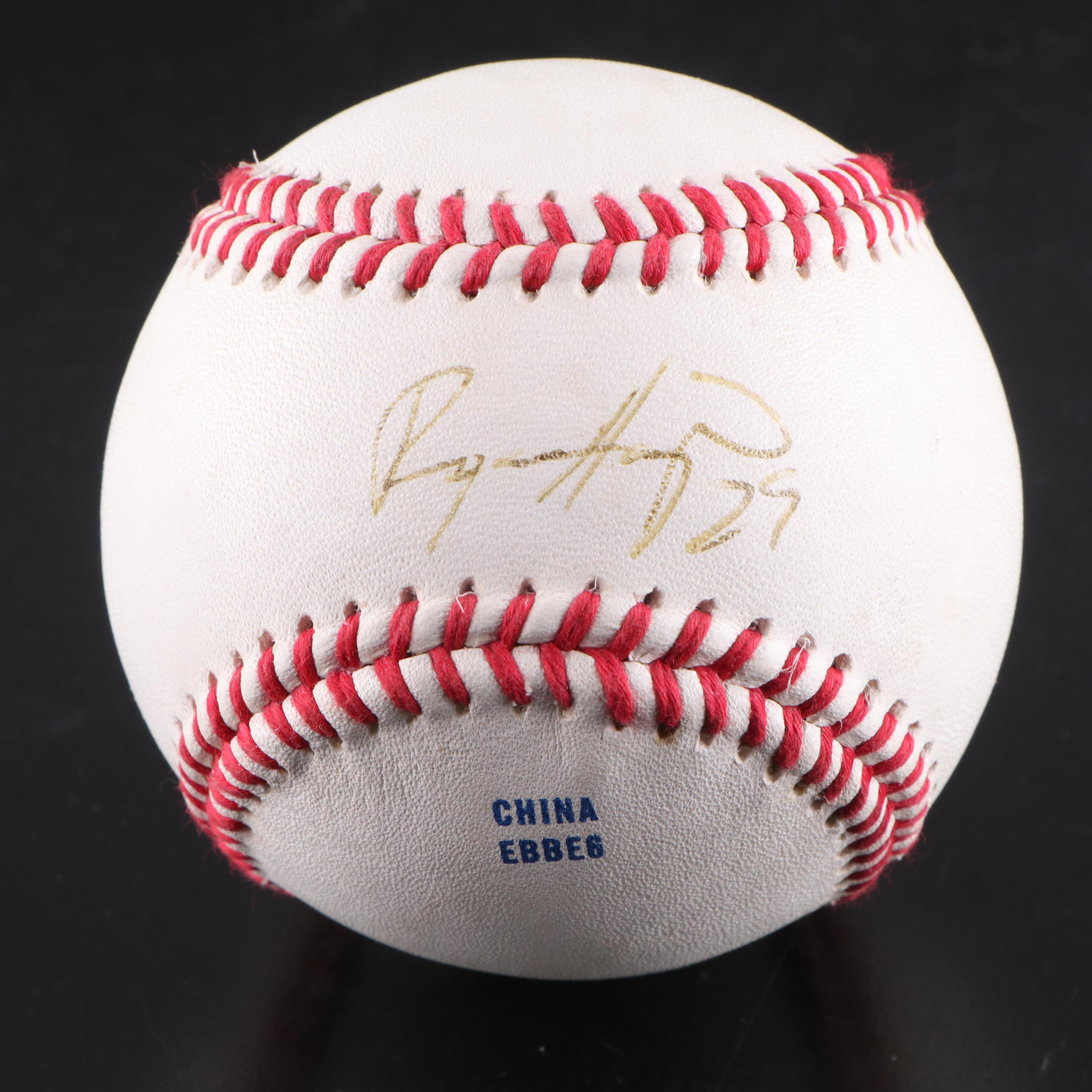 Jay Bruce, Brandon Phillips, and Chris Sabo Signed Baseballs with More