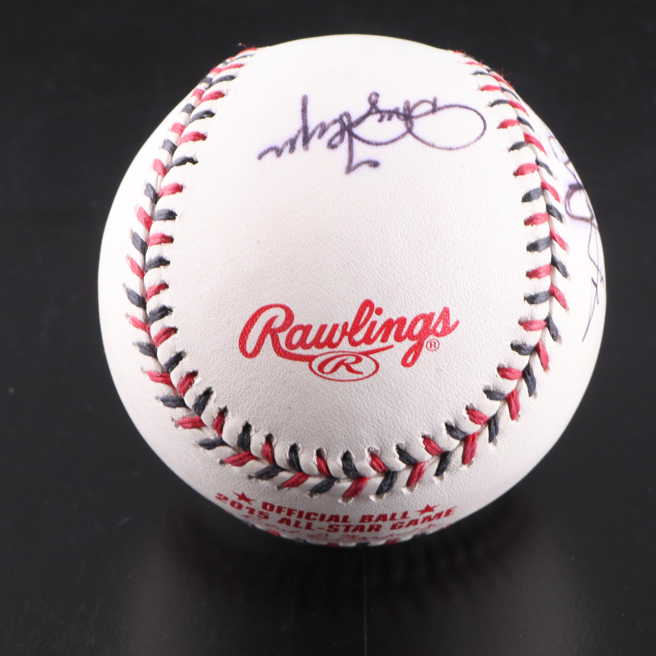 Jay Bruce, Brandon Phillips, and Chris Sabo Signed Baseballs with More