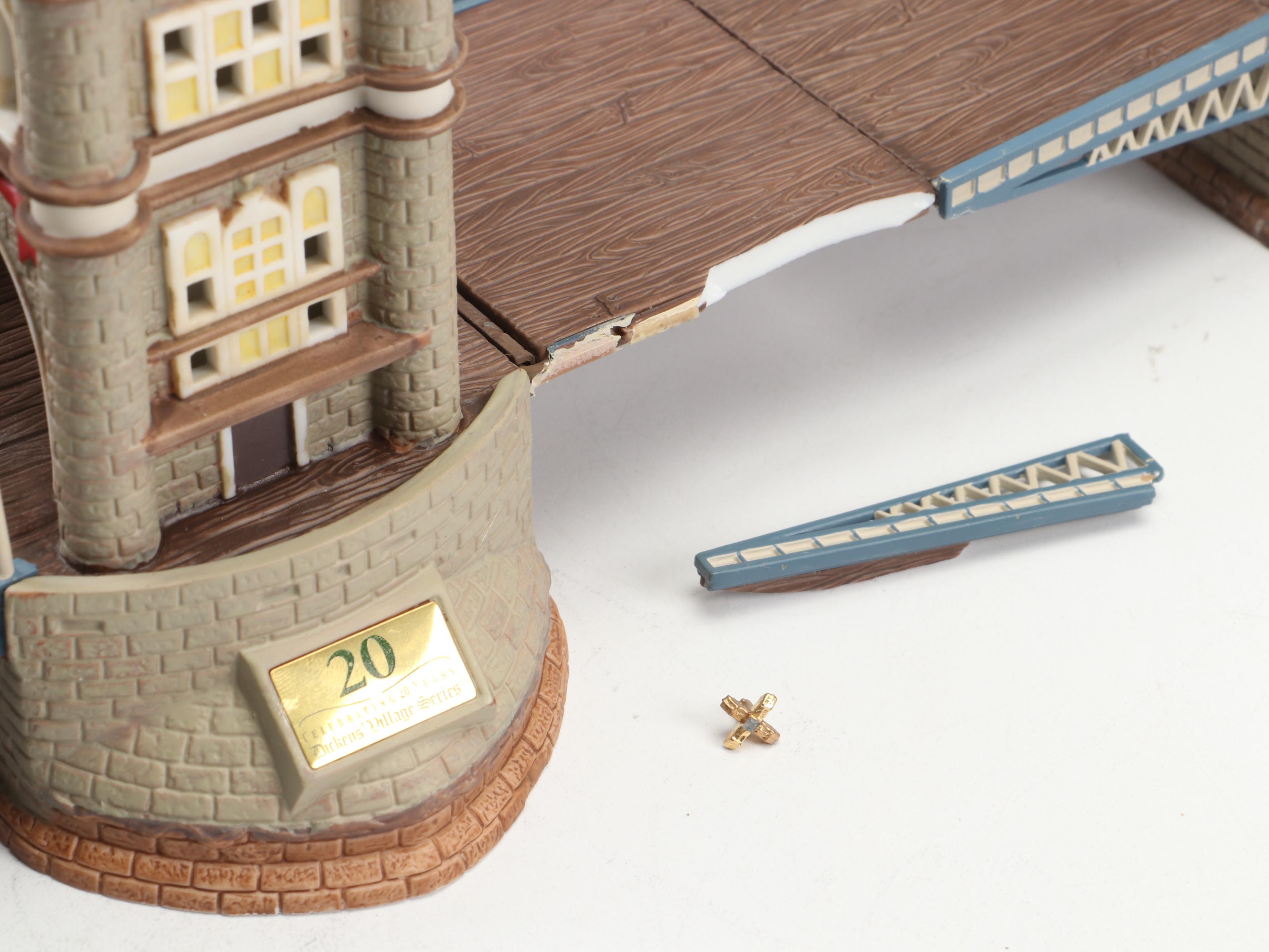 Department 56 "Tower Bridge Of London" and "Big Ben" Porcelain Figurines, More