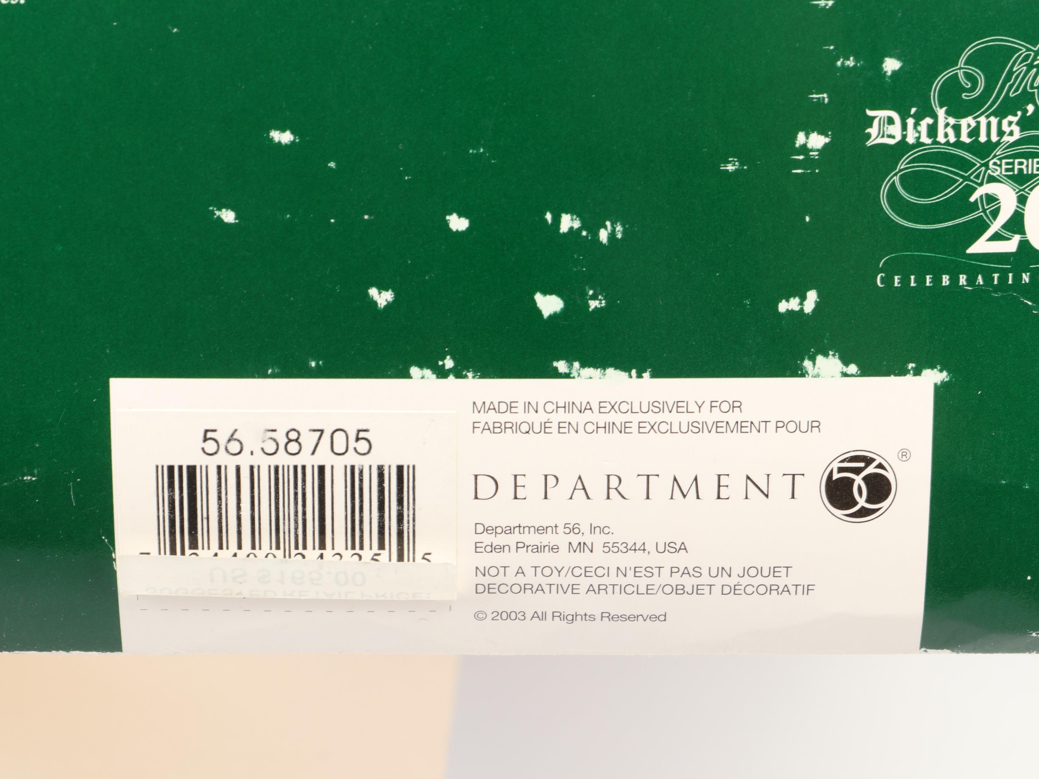 Department 56 "Tower Bridge Of London" and "Big Ben" Porcelain Figurines, More