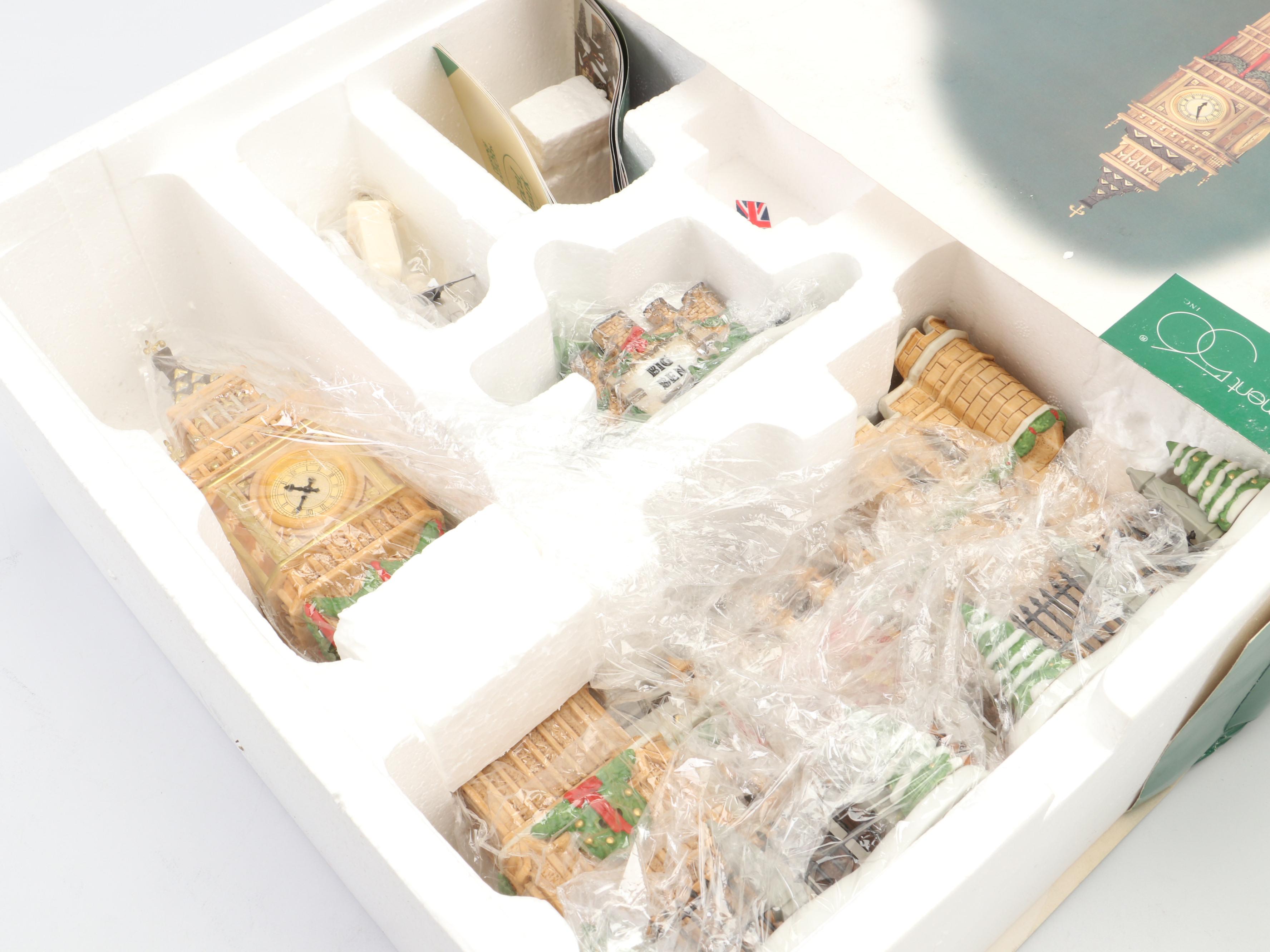 Department 56 "Tower Bridge Of London" and "Big Ben" Porcelain Figurines, More