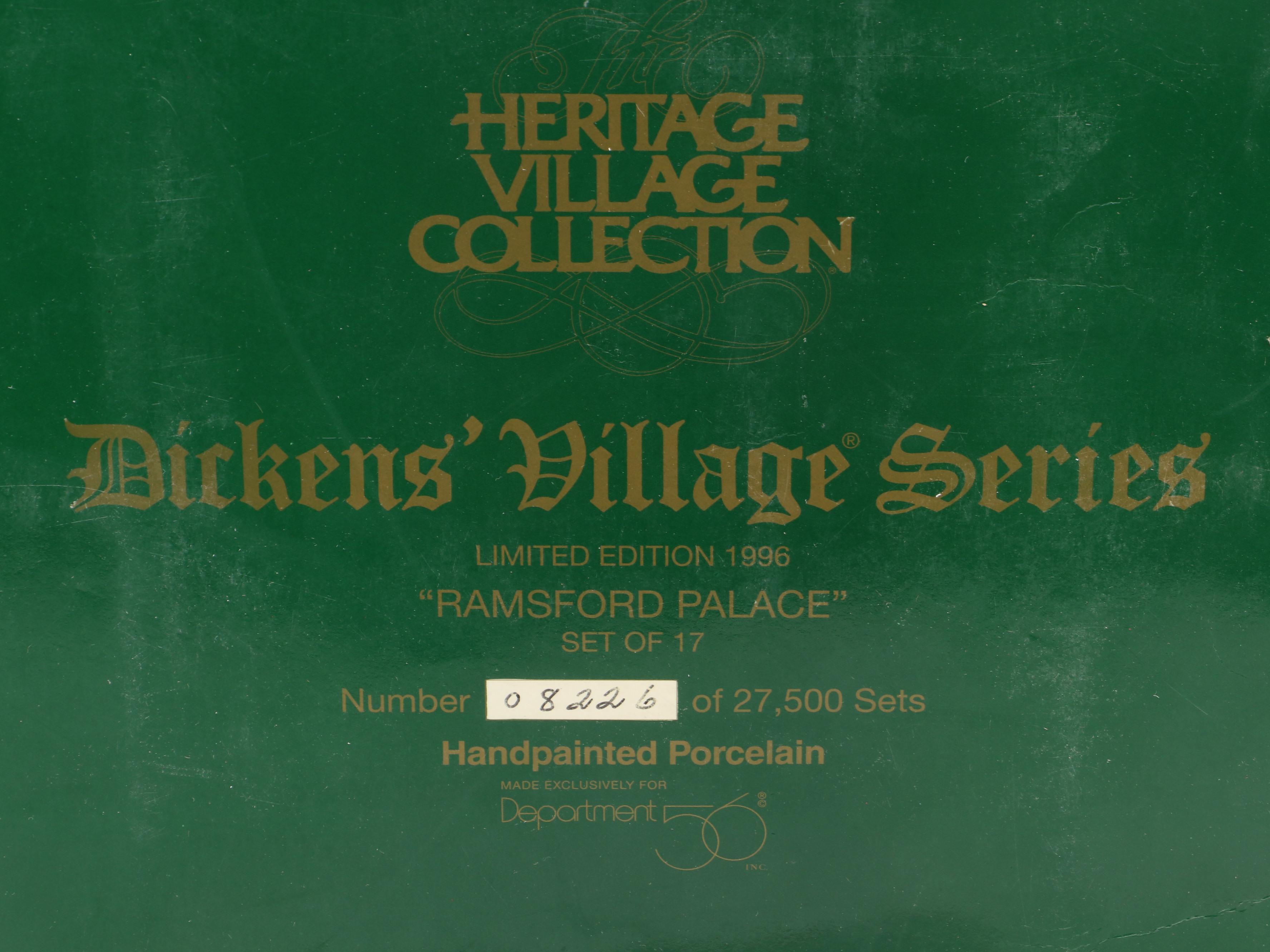 Heritage Village Collection "Dickens' Village Series" and Other Figurines