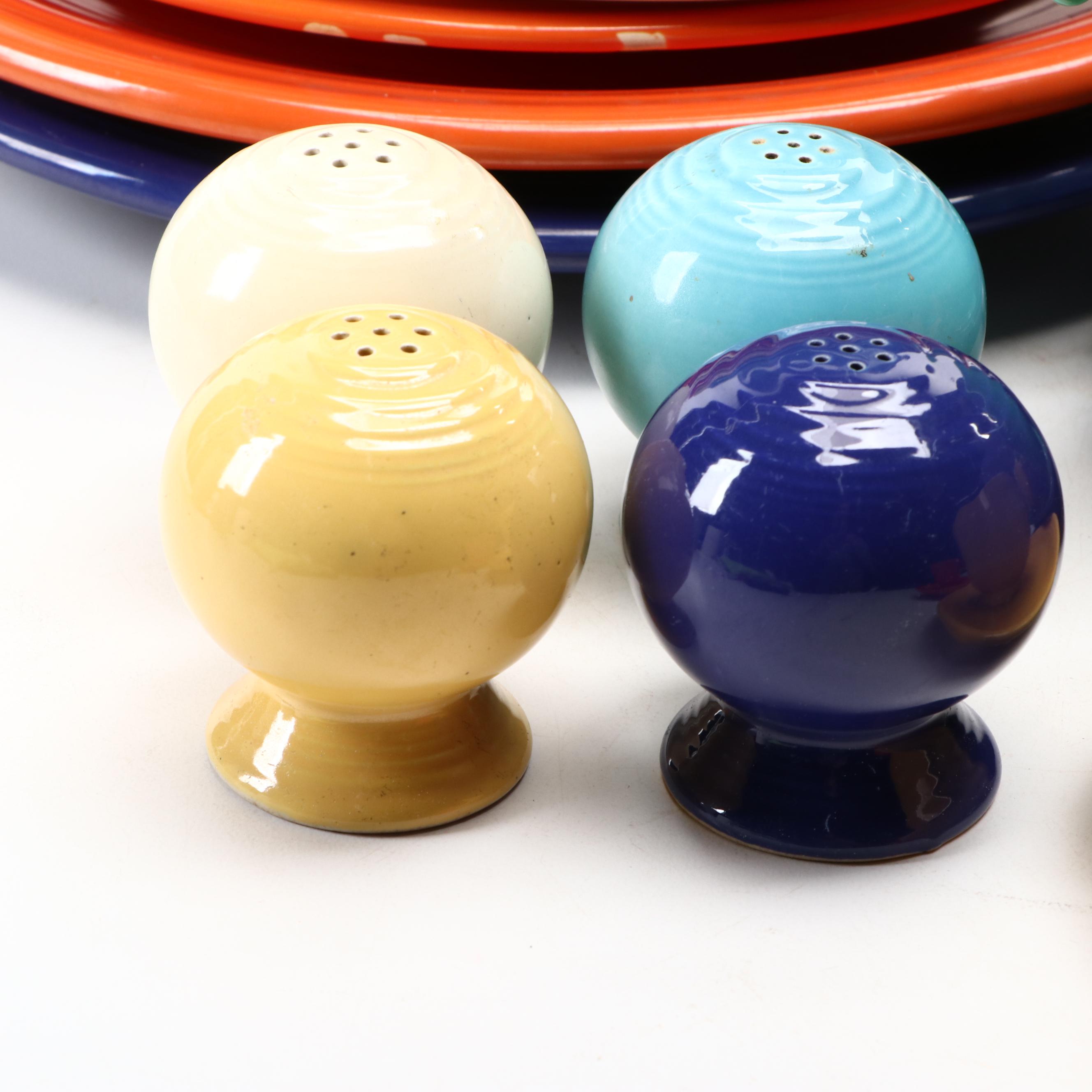 Homer Laughlin China Co. "Fiesta" with Other Ceramic Dinnerware