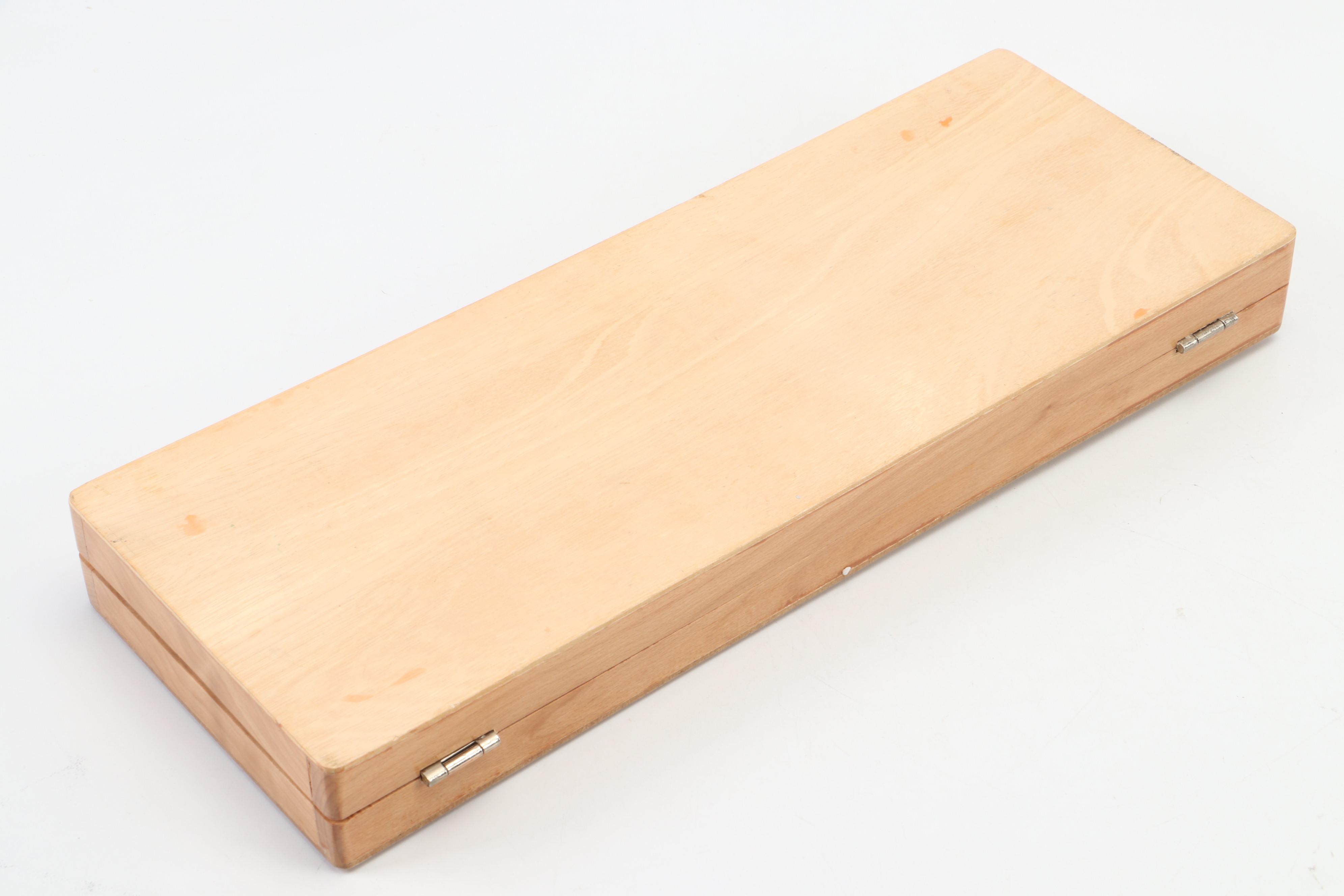 Jeweler's Ring Mandrel With Test Rings in Carry Case