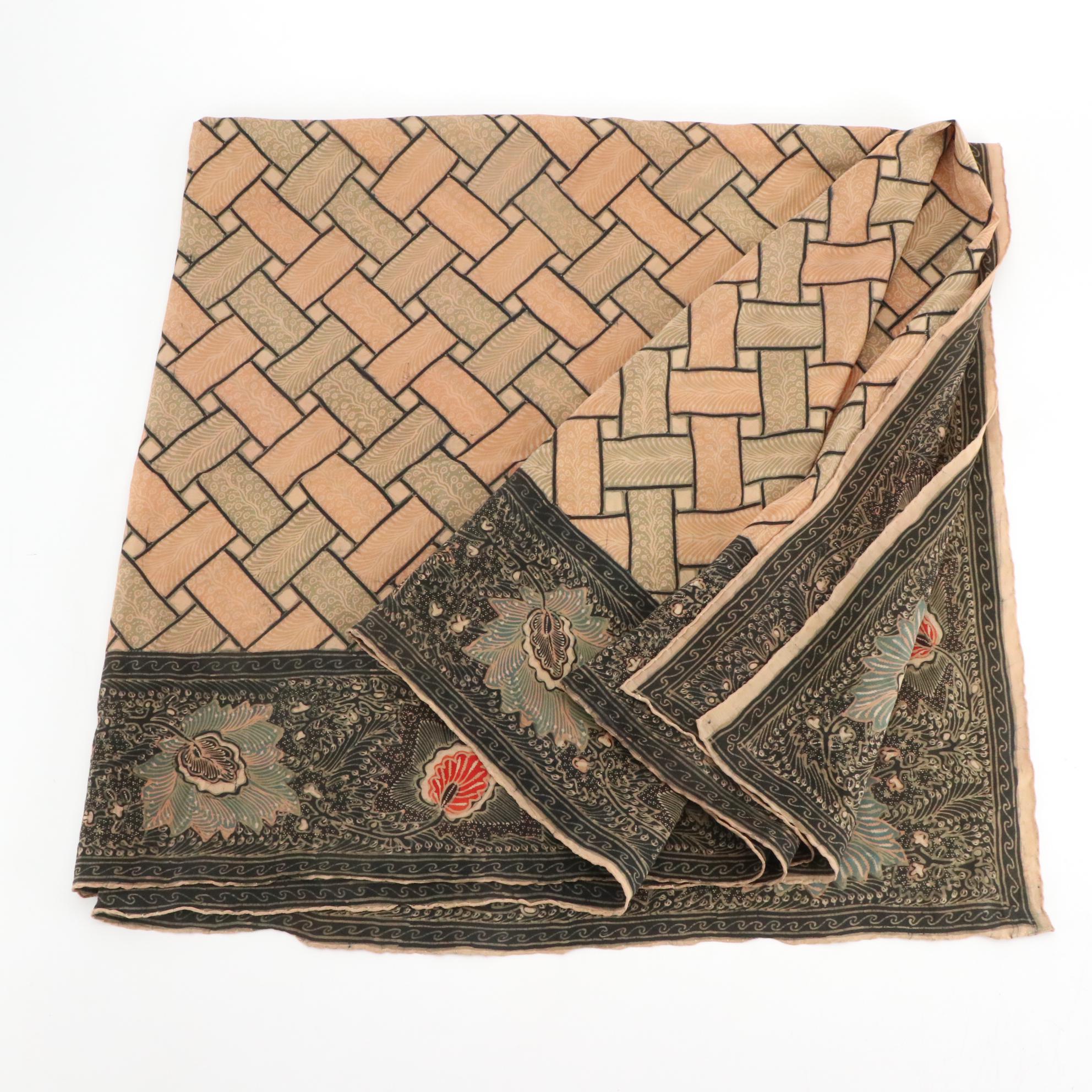 Ardiyanto Indonesian Batik Silk Shawl