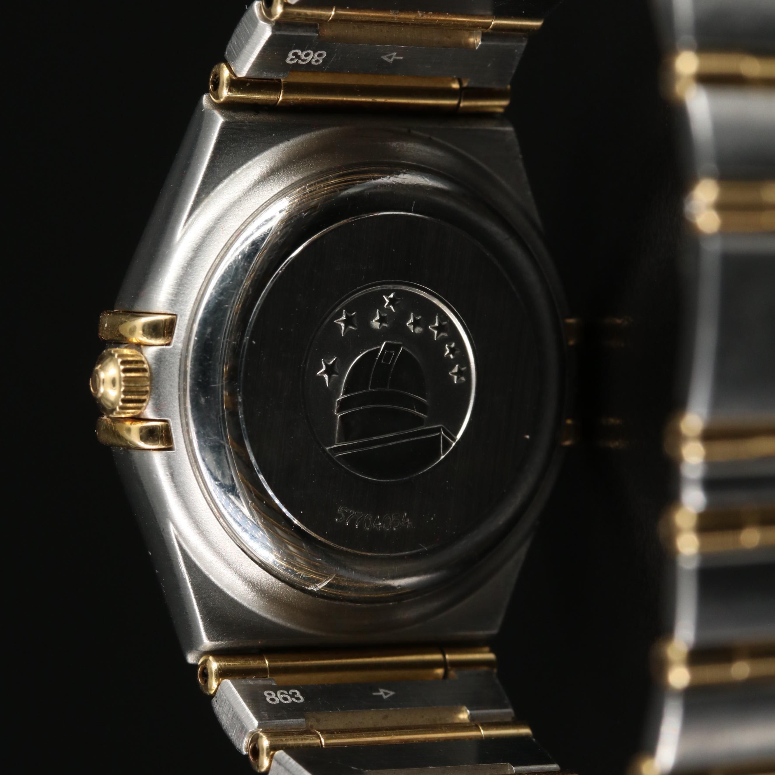 Omega Constellation Mother-of-Pearl, Diamond Dial and Bezel Watch