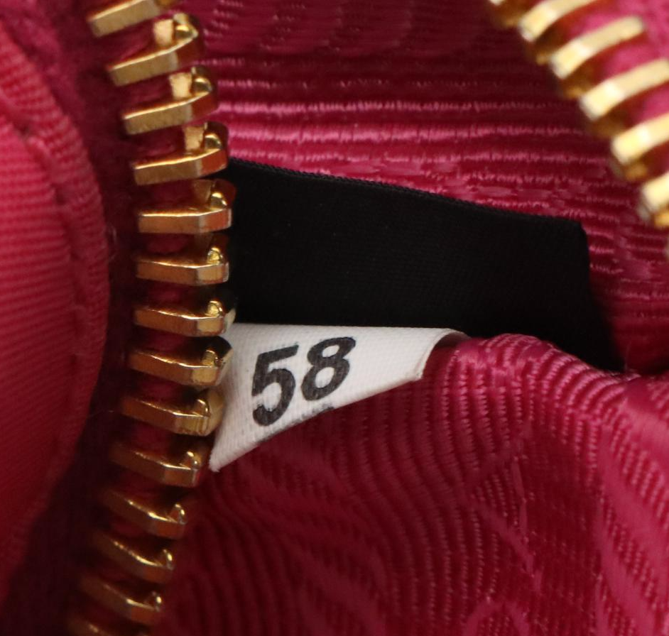 Prada Bow Crossbody Bag in Pink Tessuto Nylon and Saffiano Leather Trim