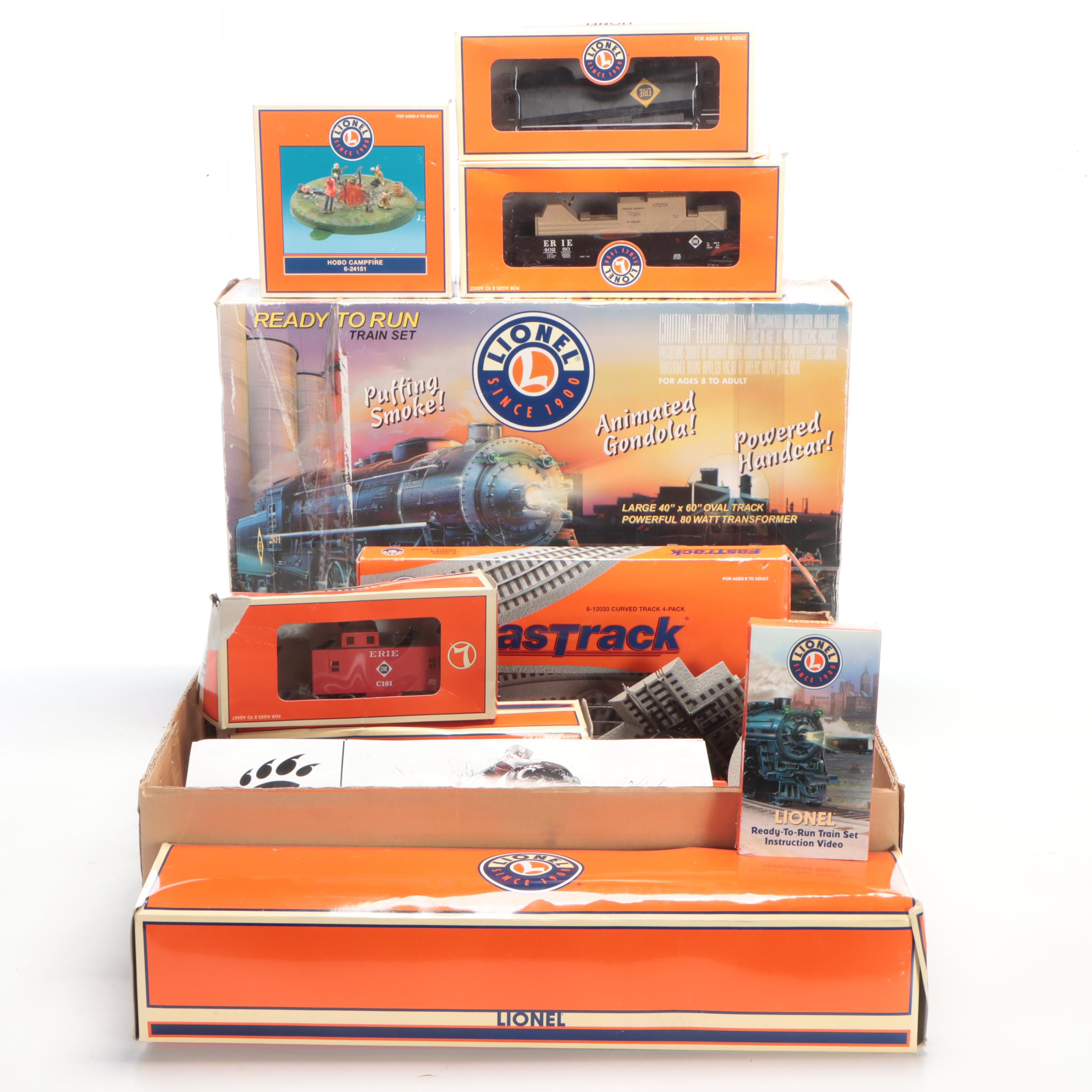 Lionel "Ready to Run" Train Set with Other Cars and Accessories