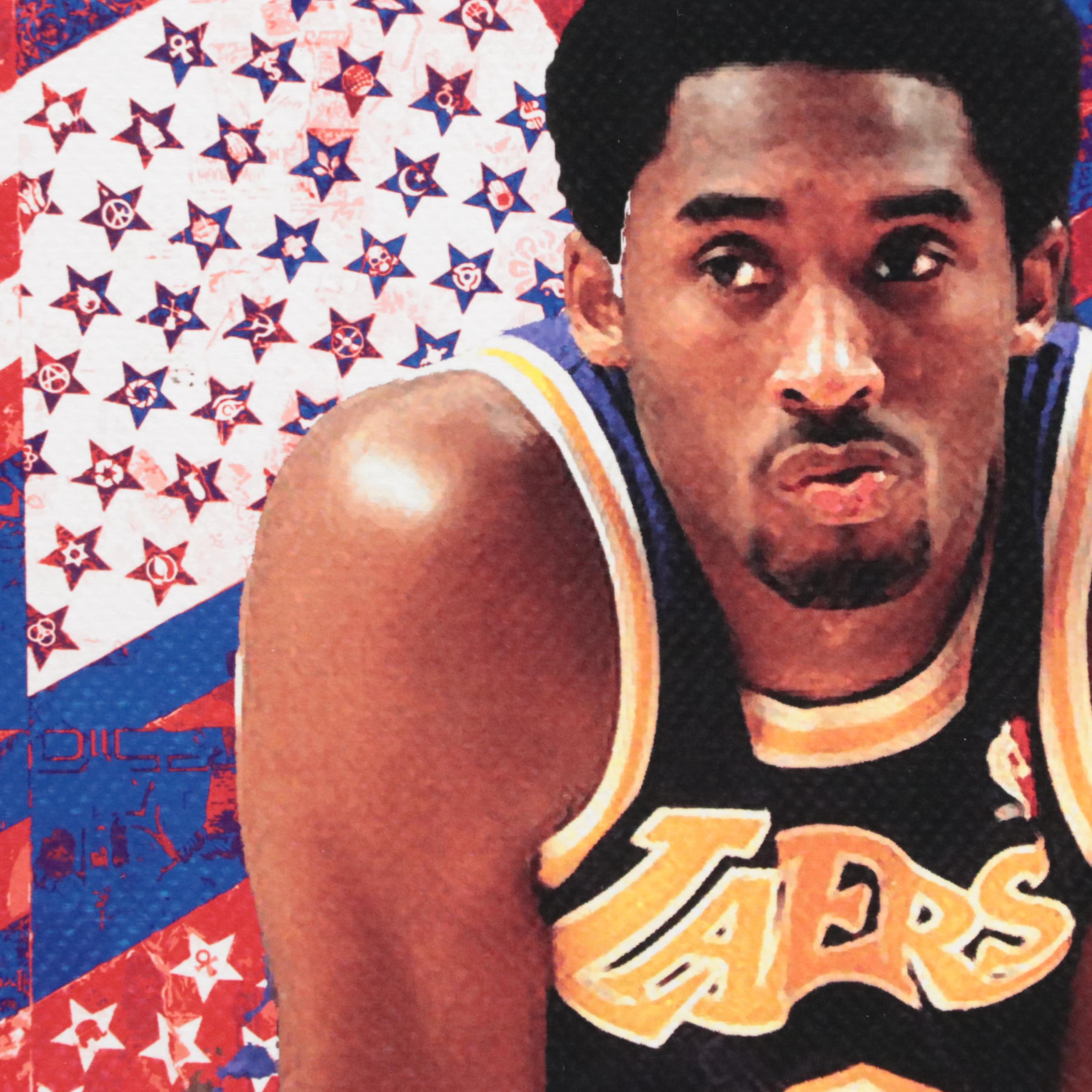 Death NYC Pop Art Digital Print Featuring Michael Jordan x Kobe Bryant, 2023