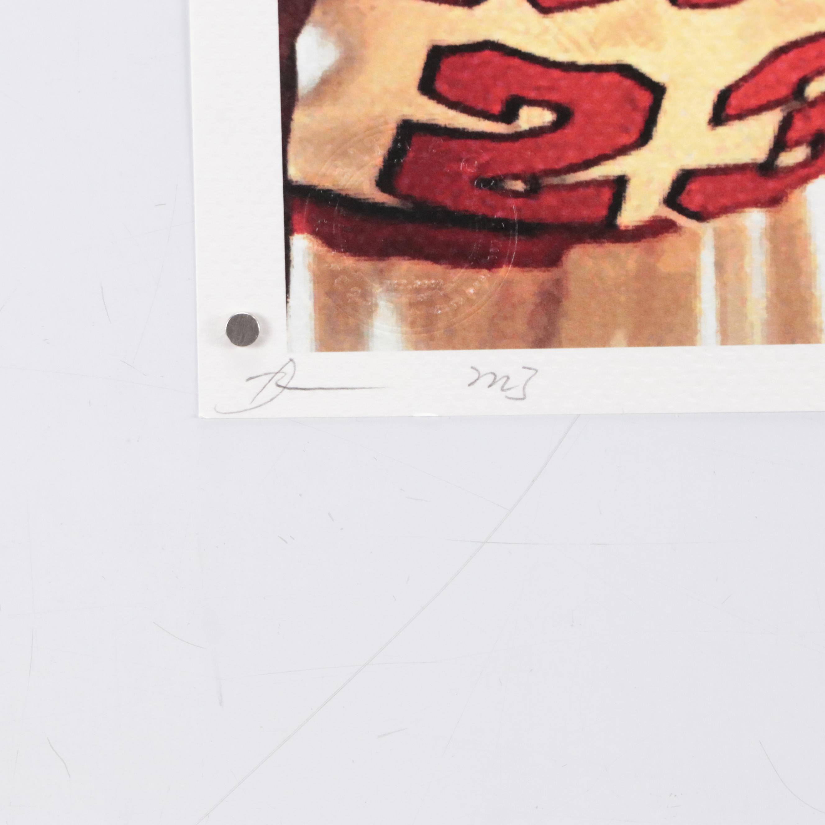 Death NYC Pop Art Digital Print Featuring Michael Jordan x Kobe Bryant, 2023