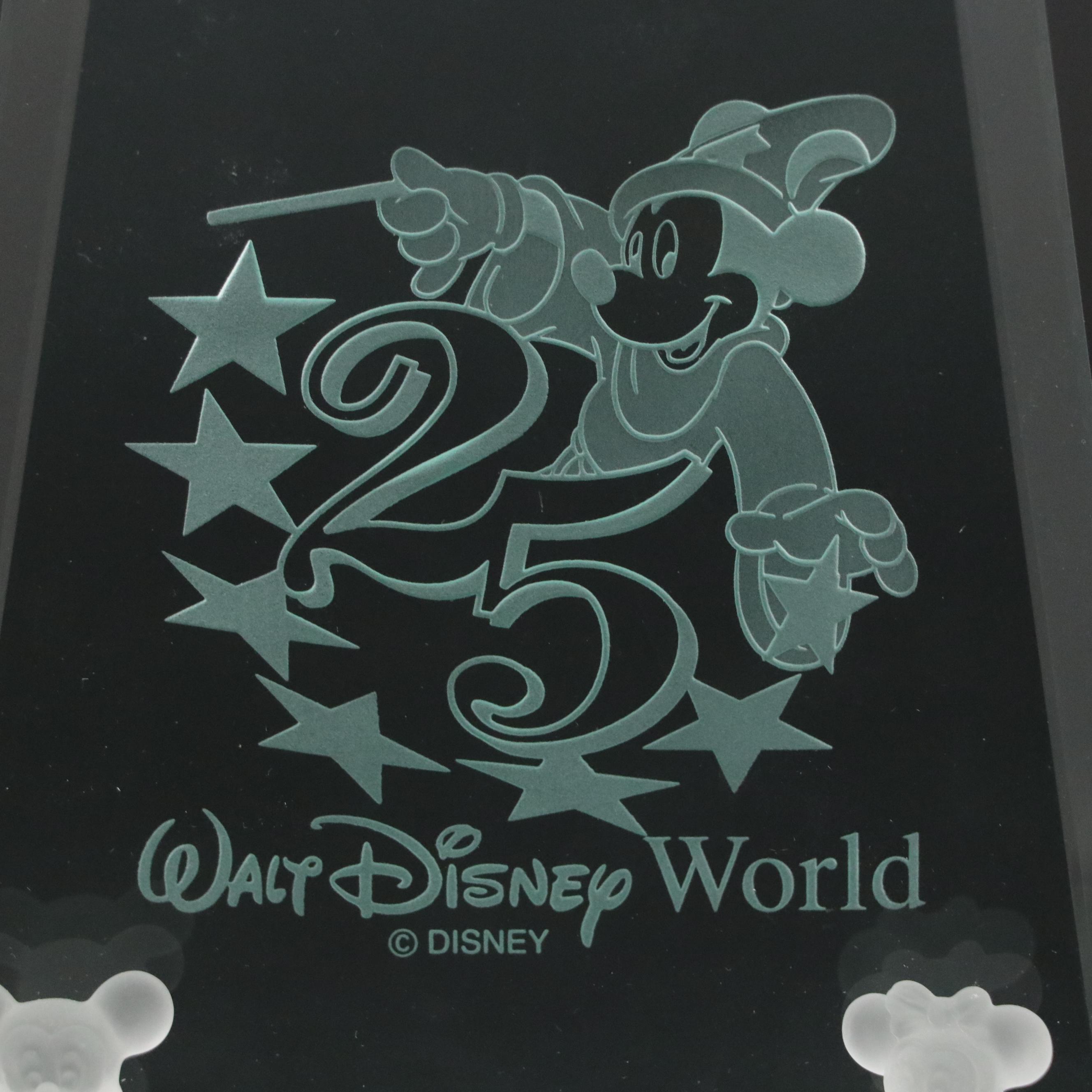 Walt Disney World 25th Anniversary Desk Clock
