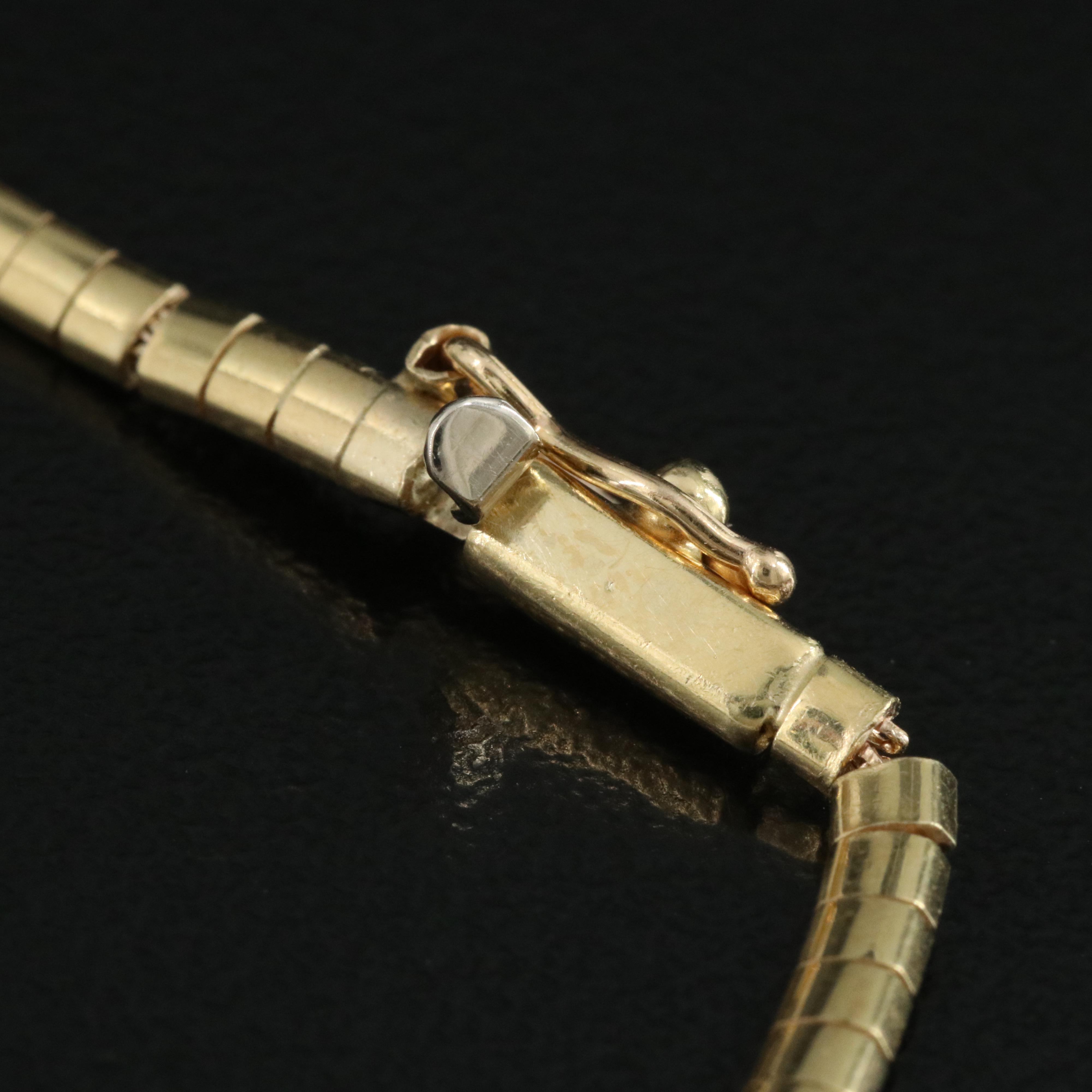 14K Larimar Pendant Necklace