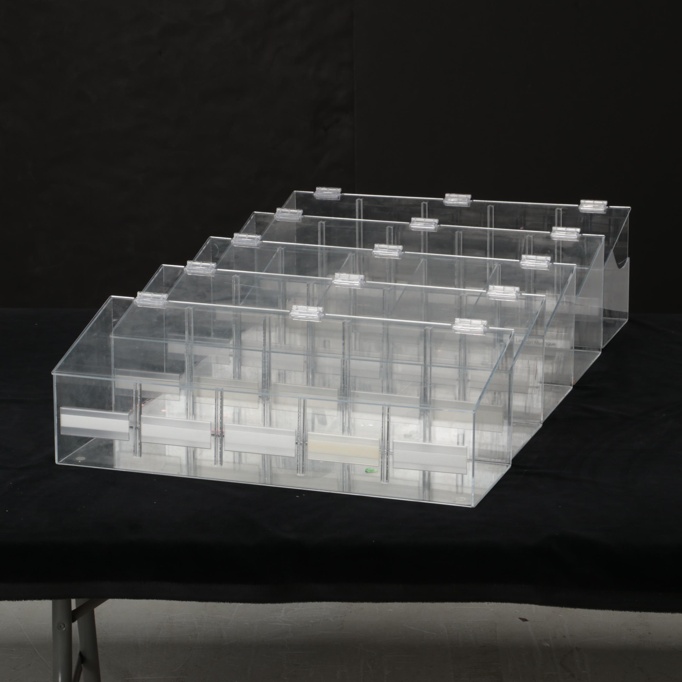 Acrylic Storage Bins with Scoops