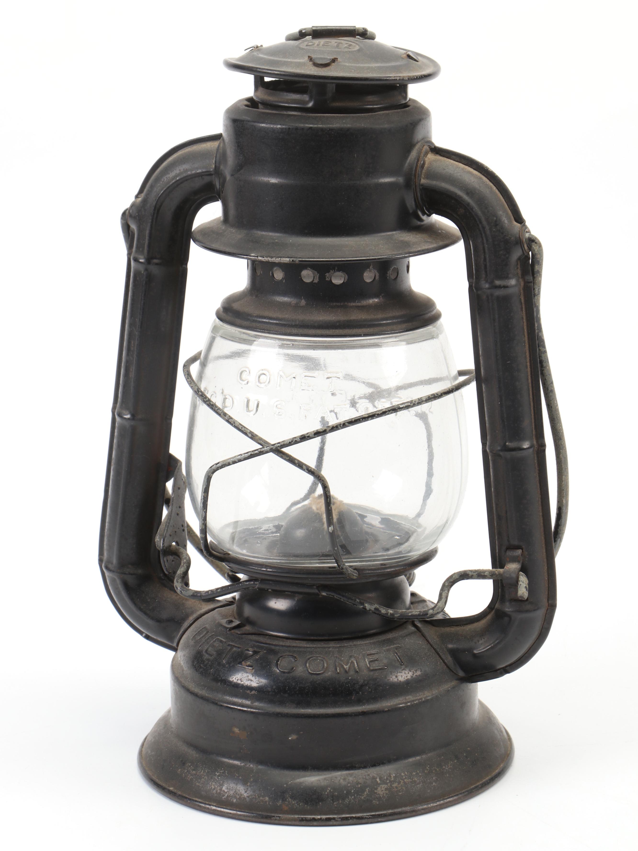 Spongeware 5 Gallon Beverage Dispenser & Dietz Kerosene Lantern