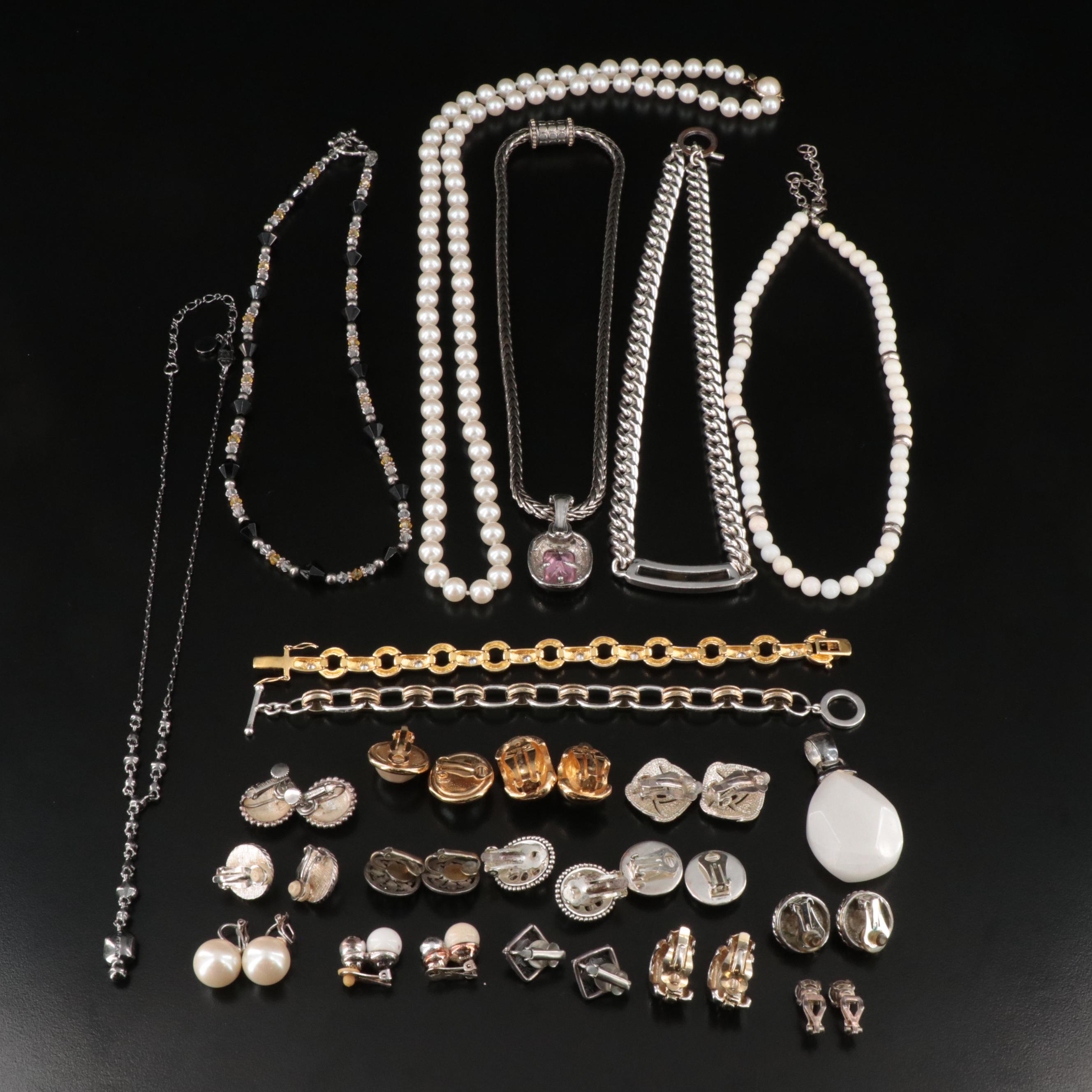 Givenchy Necklace and Gay Boyer Earrings Featured in Jewelry Collection