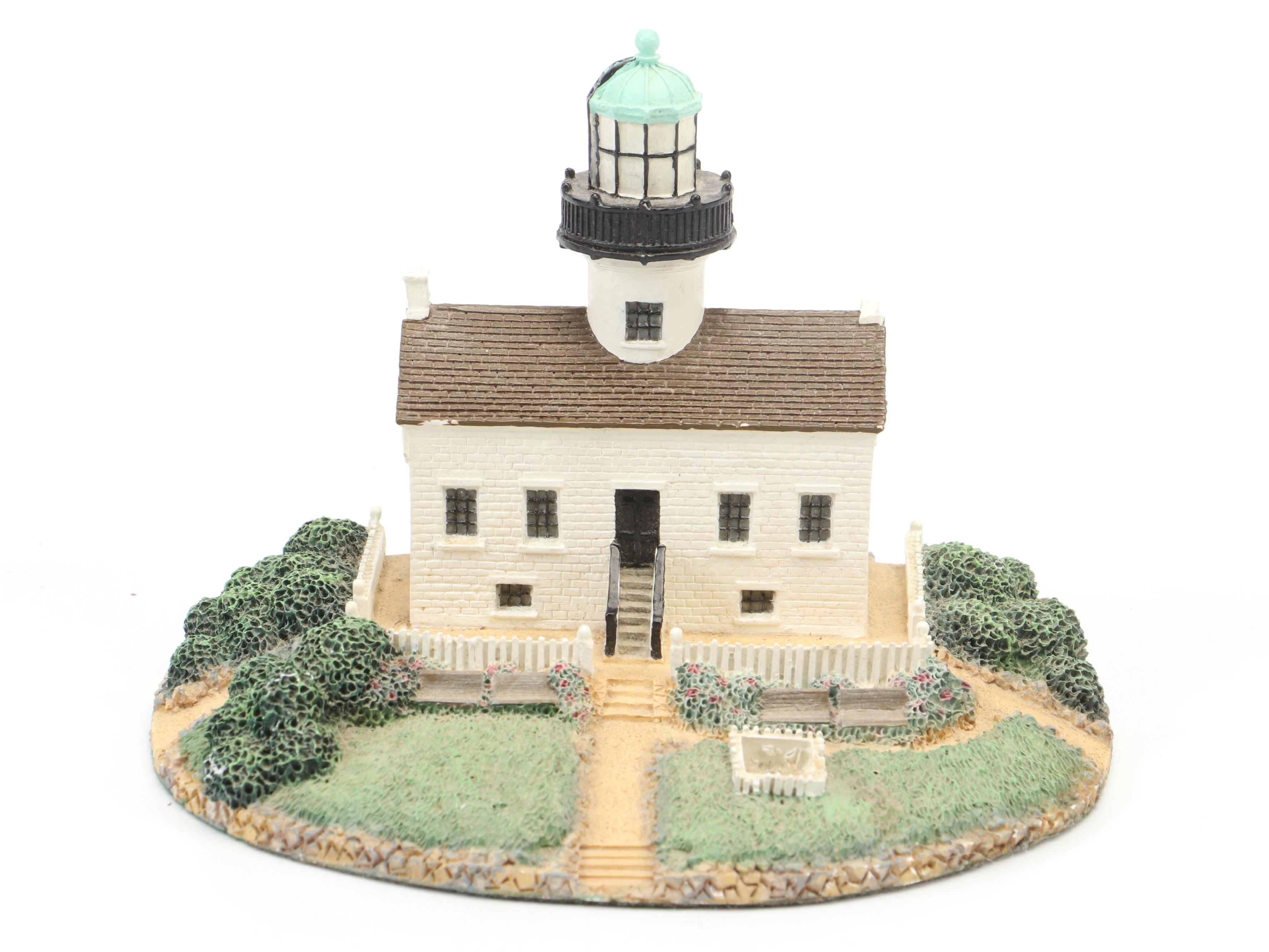 Danbury Mint "The Smithsonian Castle," "Sandy Hook Lighthouse," More Buildings