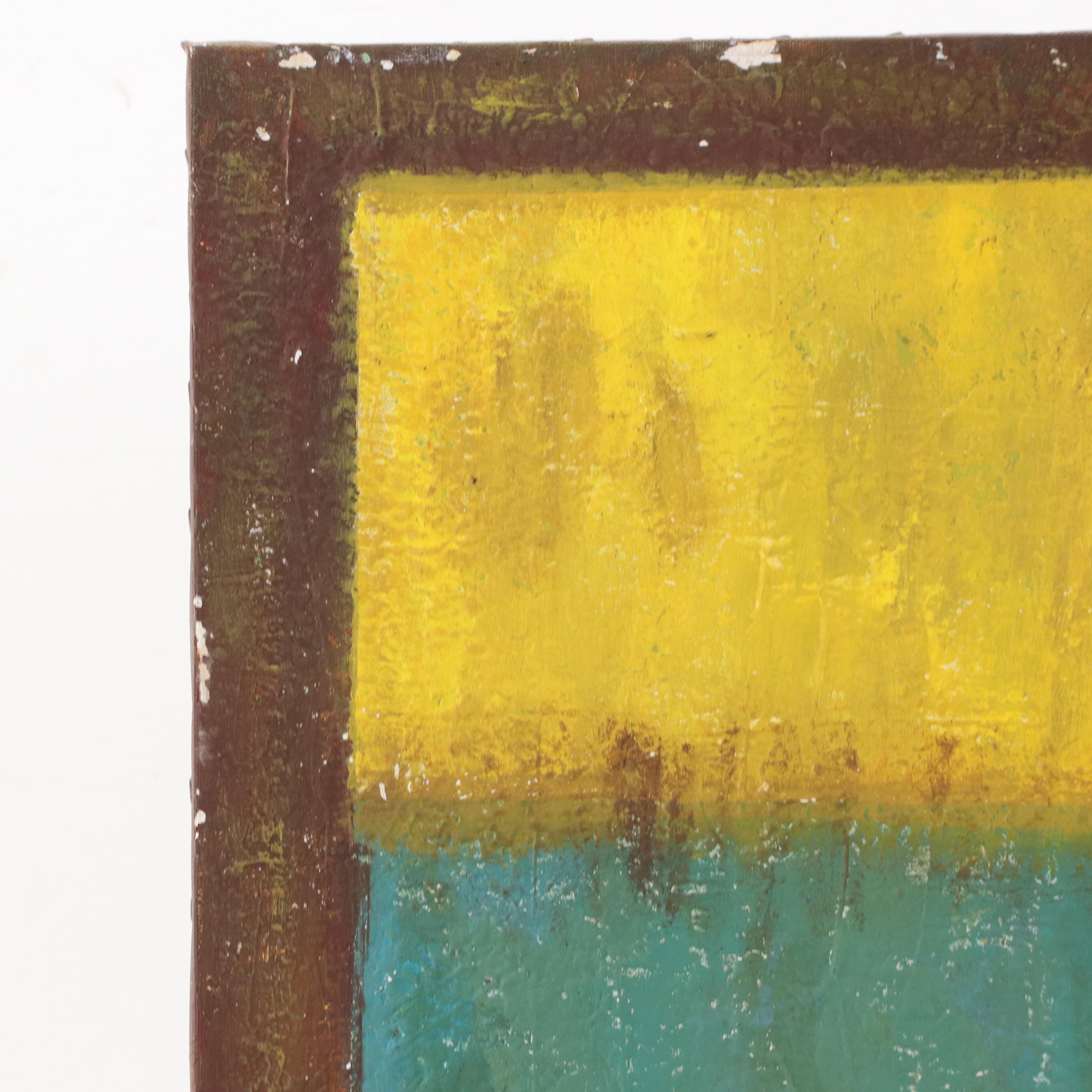 Abstract Color Field Painting Inspired by Mark Rothko