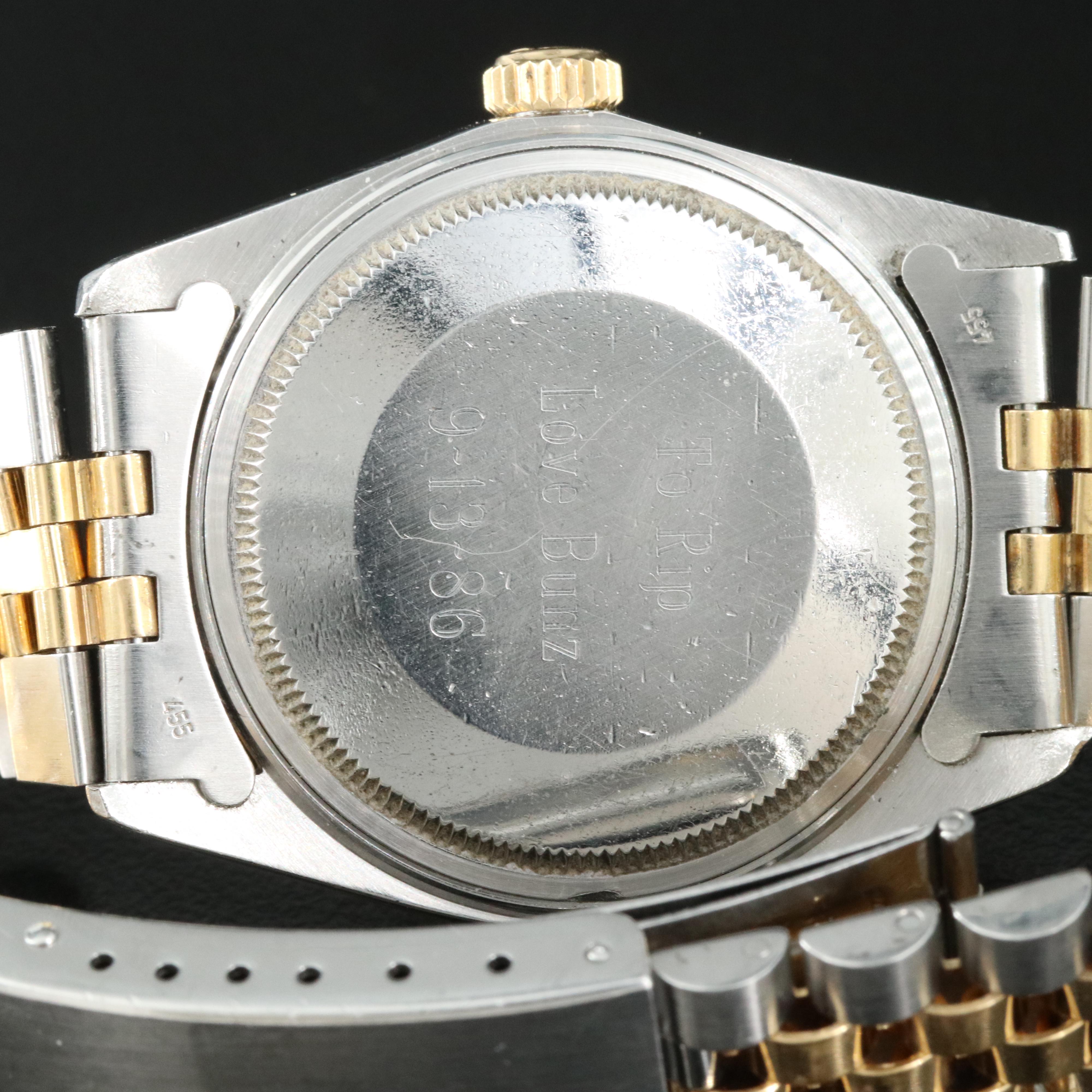 1985 Rolex Oyster Perpetual Two-Tone Datejust Watch