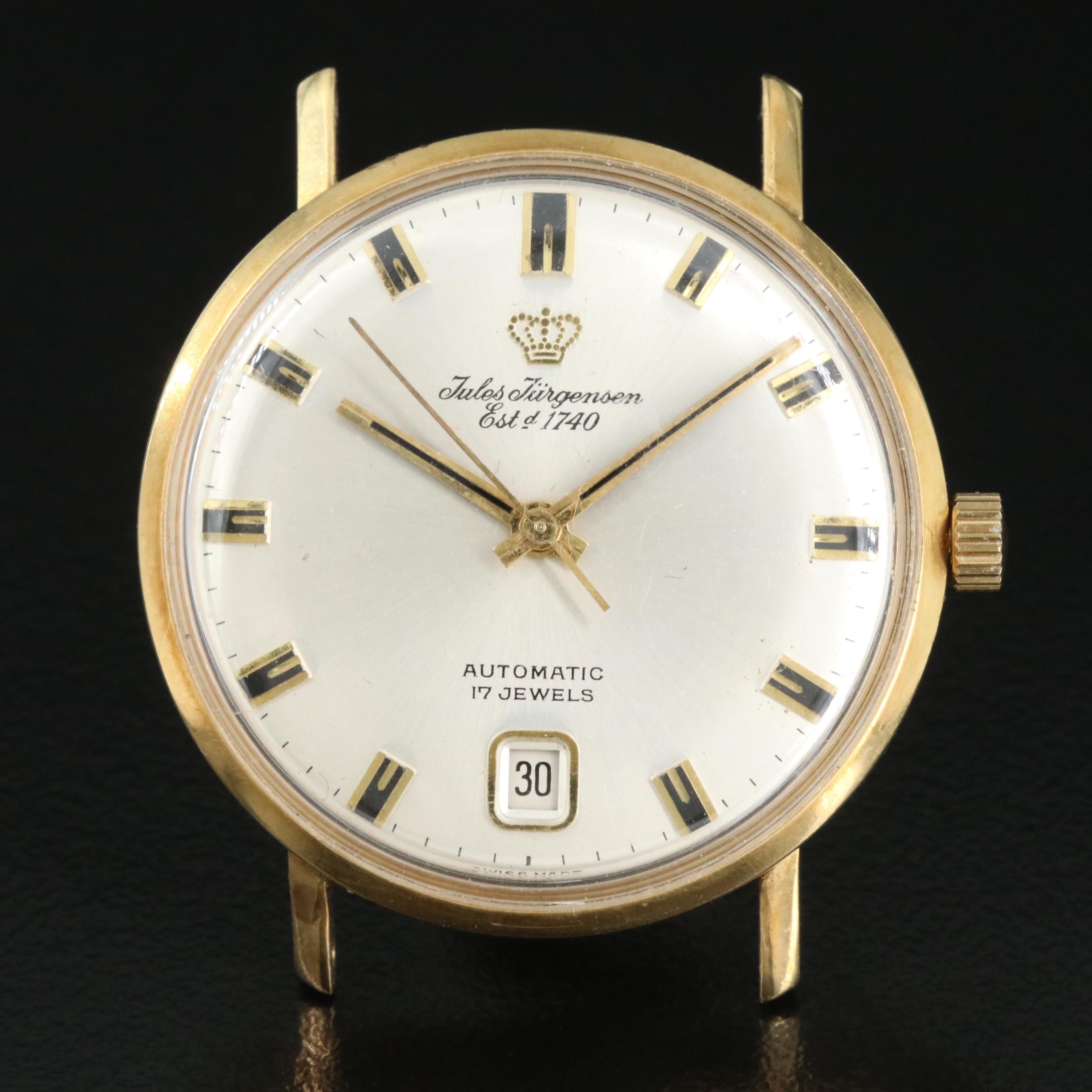 18K Jules Jurgensen Automatic, Date Watch
