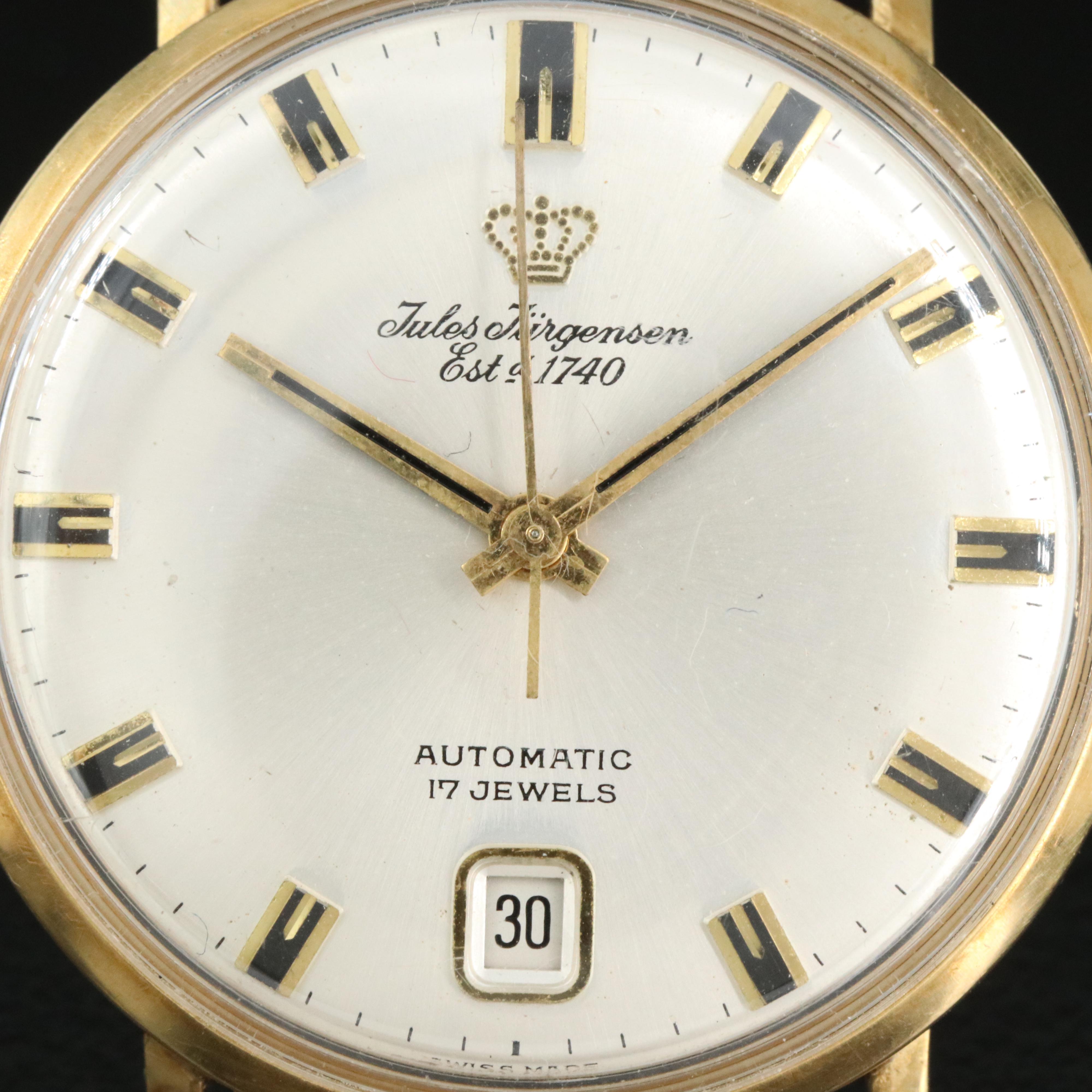 18K Jules Jurgensen Automatic, Date Watch