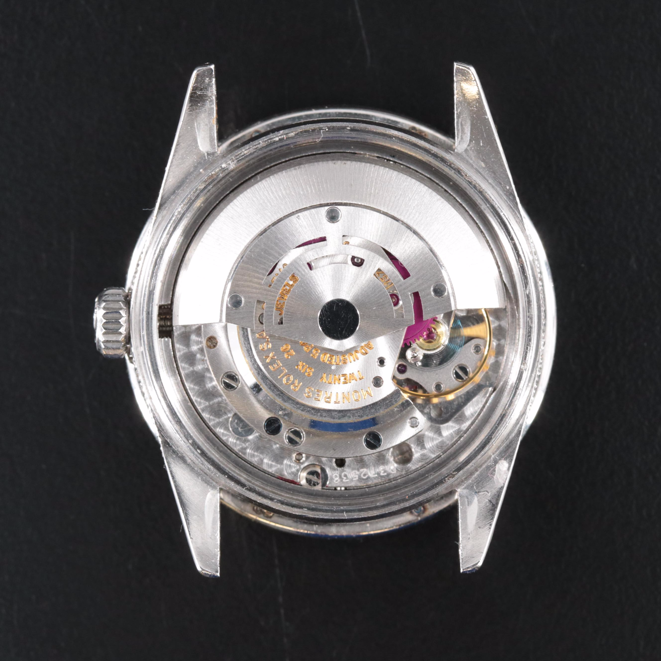 1964 Rolex 6.85 CTW Custom Diamond Datejust Watch