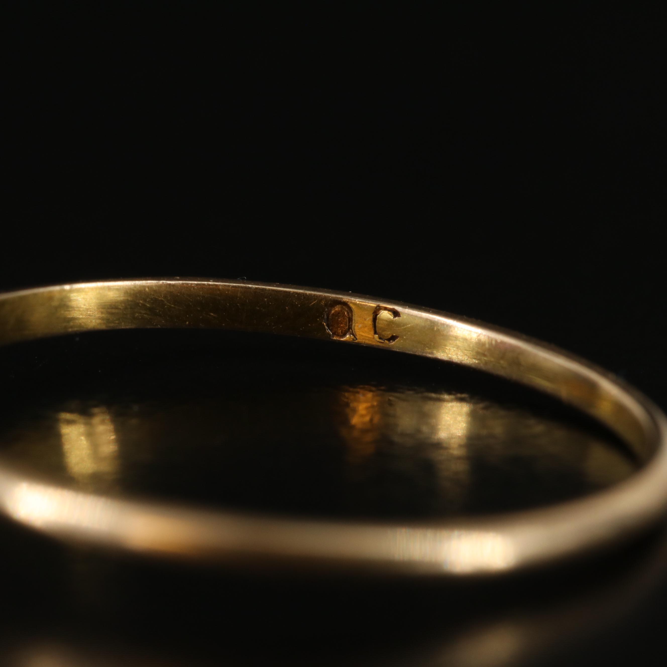 Vintage 10K Ruby Solitaire Ring