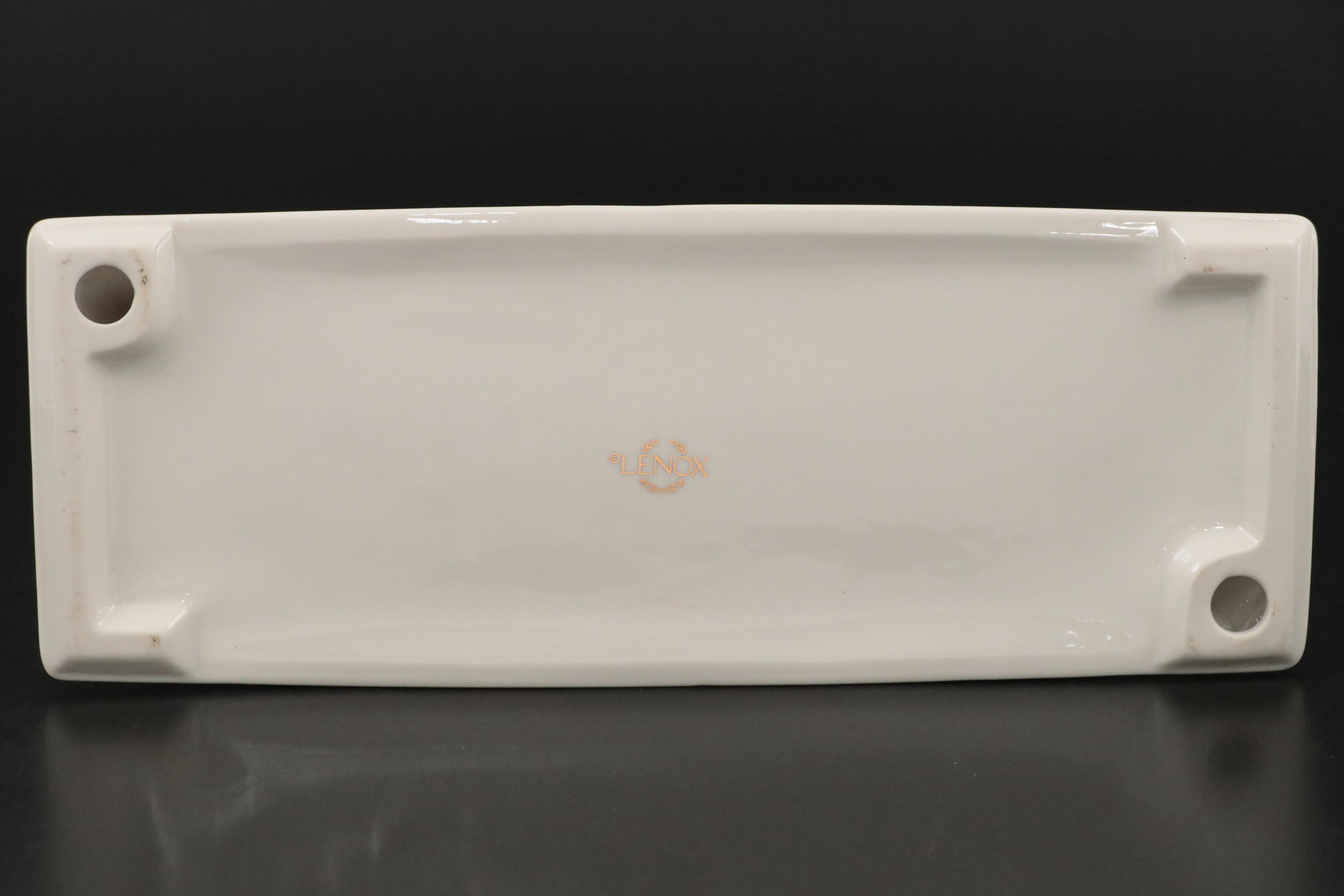 Lenox "McKinley" Porcelain Plates, "Patriots" Bowl, and Twilight Mantel Clock