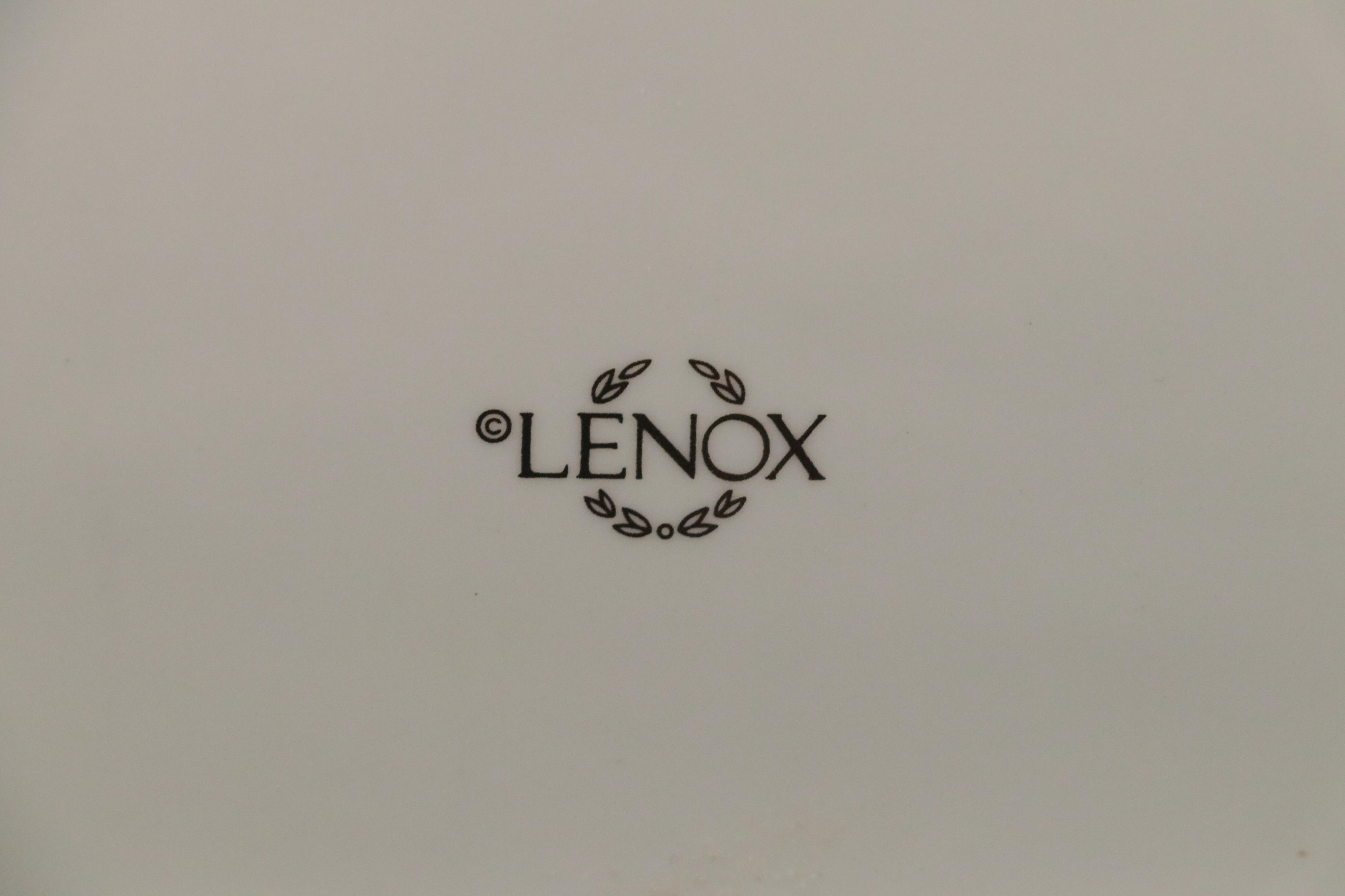 Lenox "McKinley" Porcelain Plates, "Patriots" Bowl, and Twilight Mantel Clock