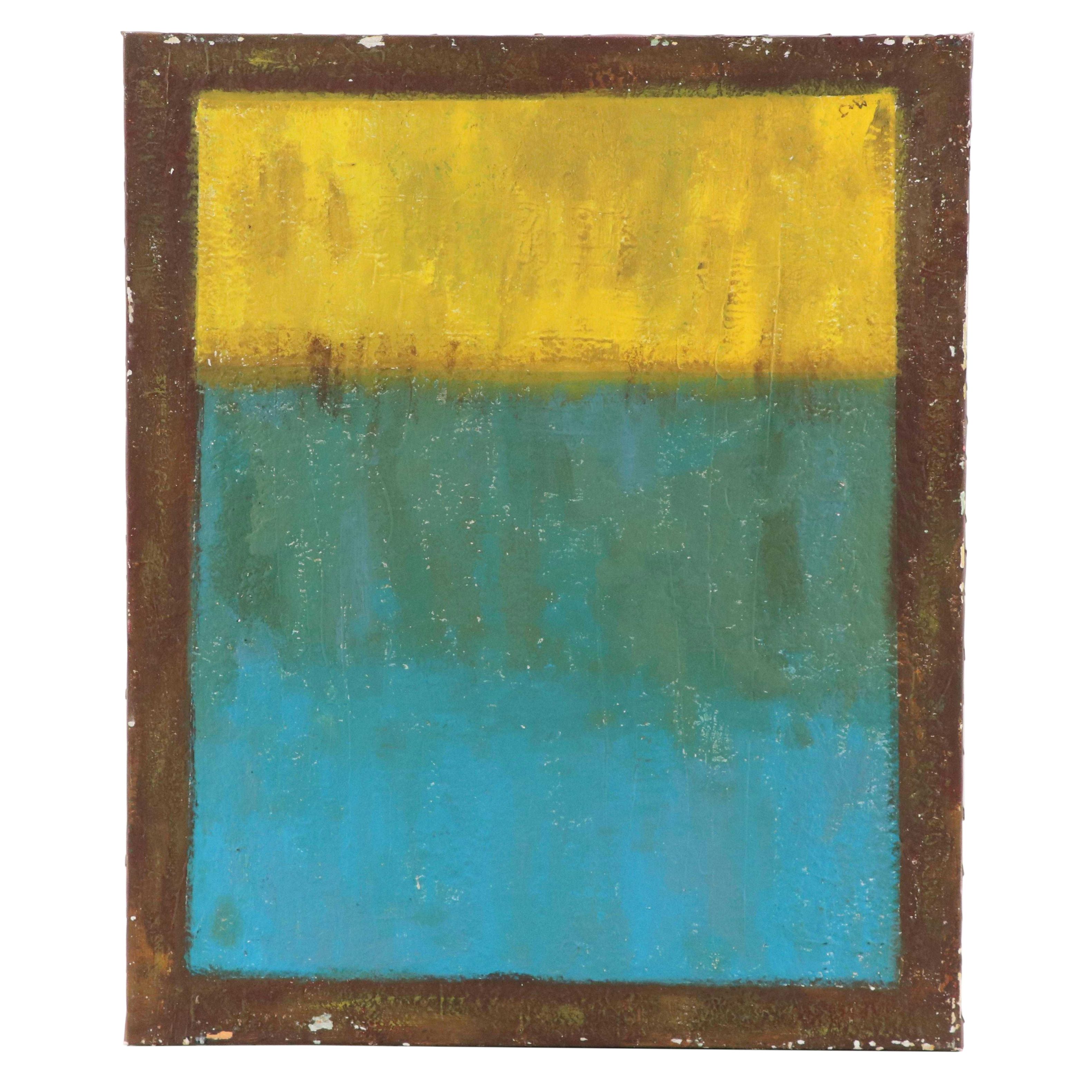 Abstract Color Field Painting Inspired by Mark Rothko