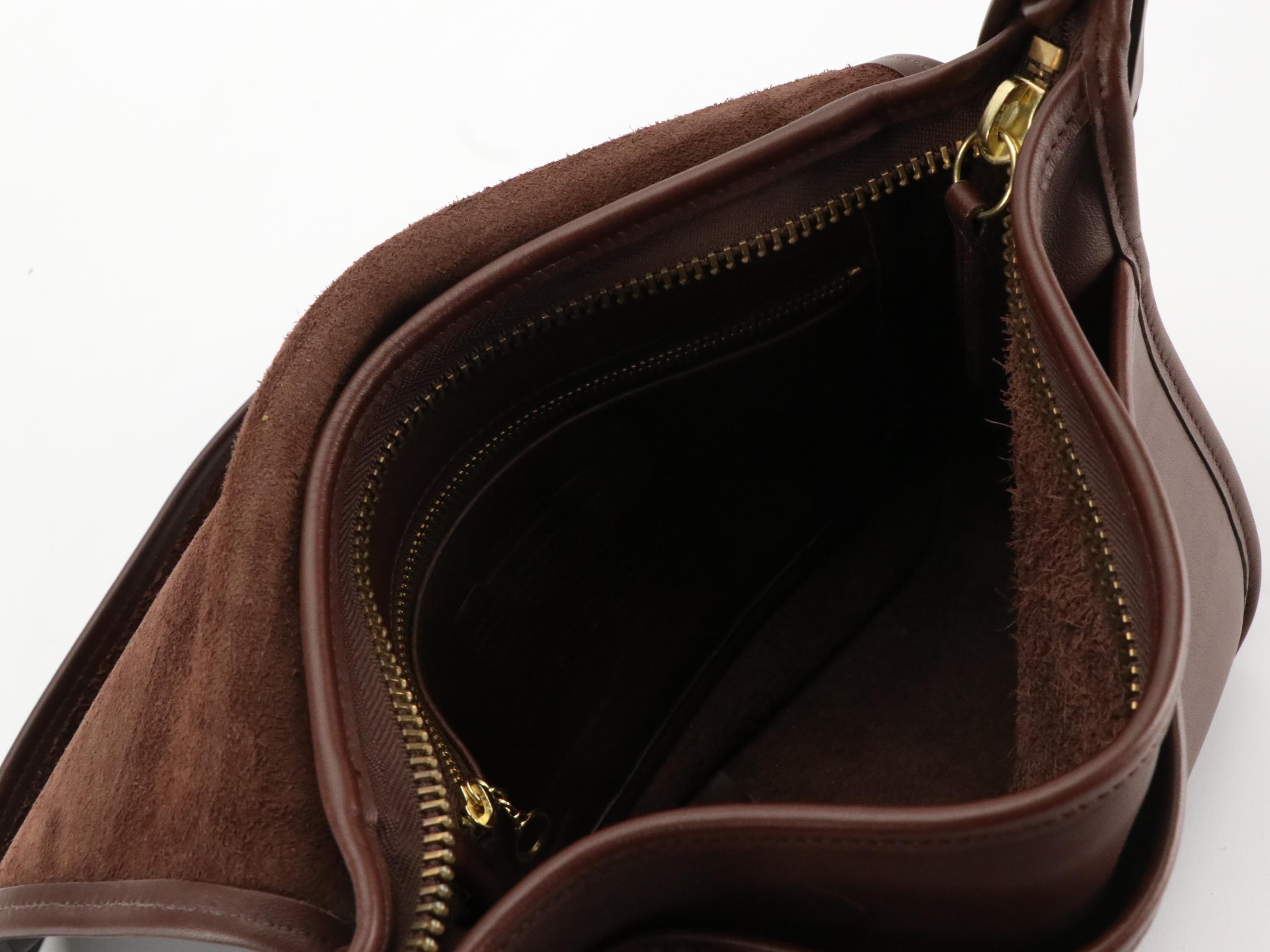 Coach 9951 Patricia Legacy Flap Crossbody Bag in Brown Glove-Tanned Leather