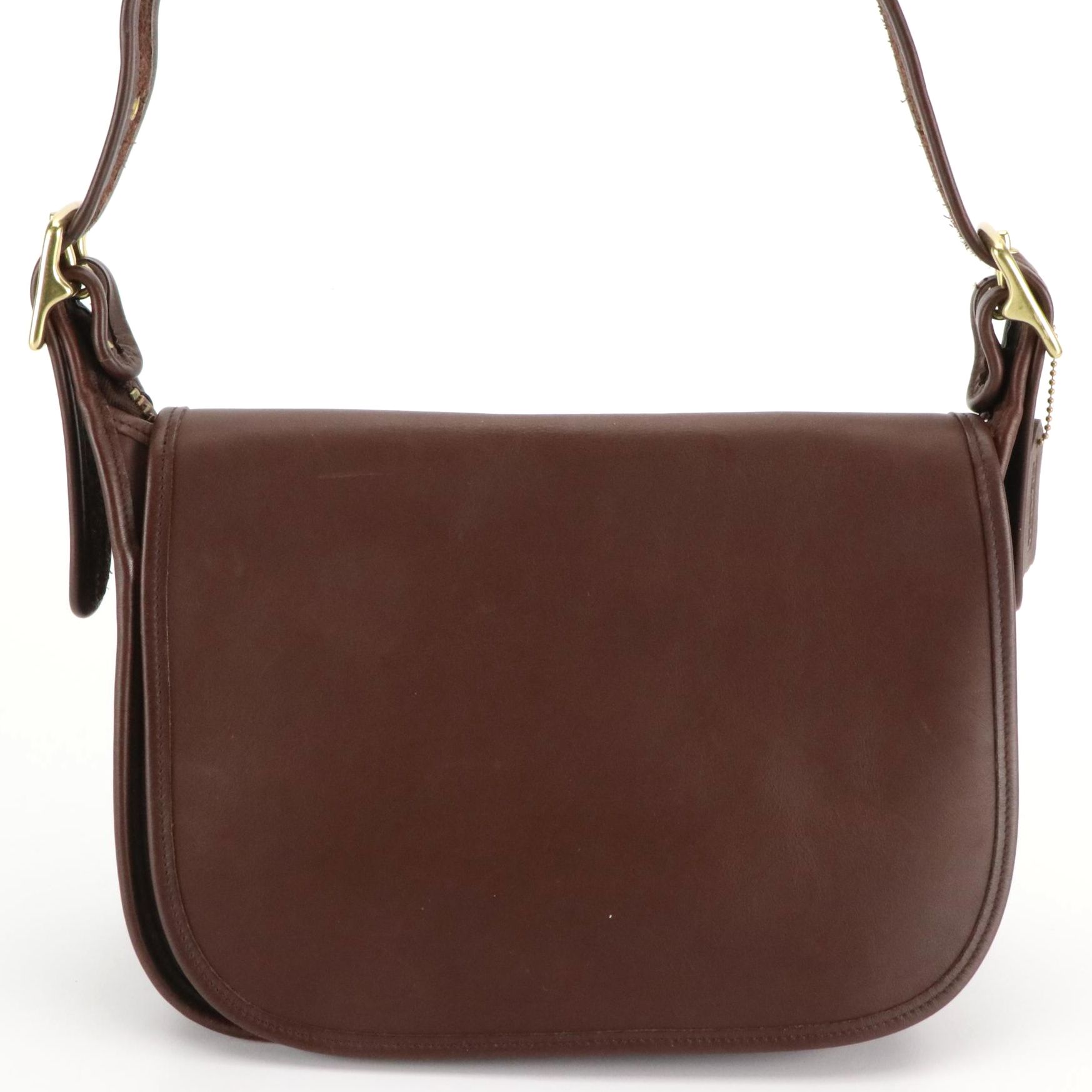 Coach 9951 Patricia Legacy Flap Crossbody Bag in Brown Glove-Tanned Leather