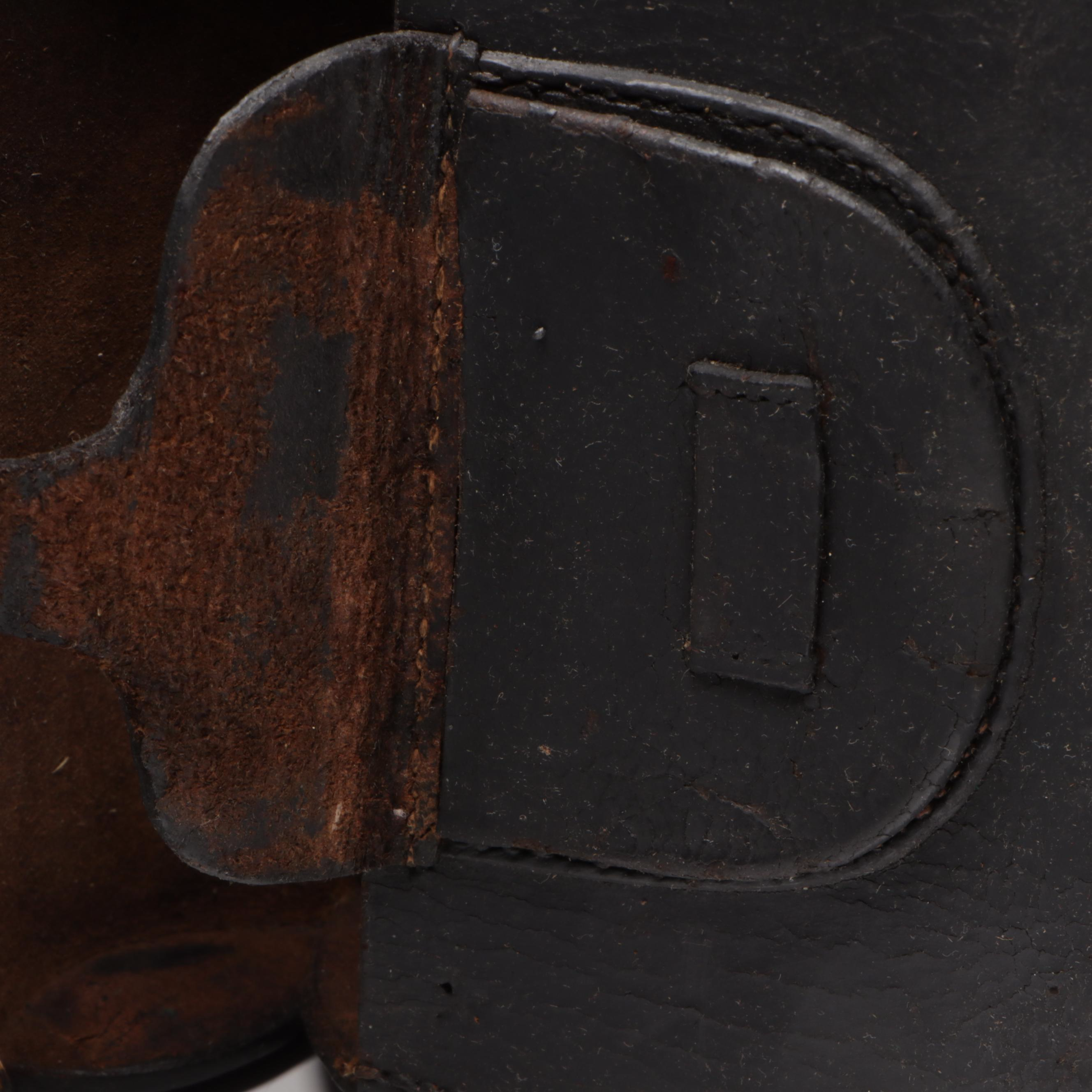 Civil War US Navy Leather Pistol Cartridge Box, Mid-19th Century