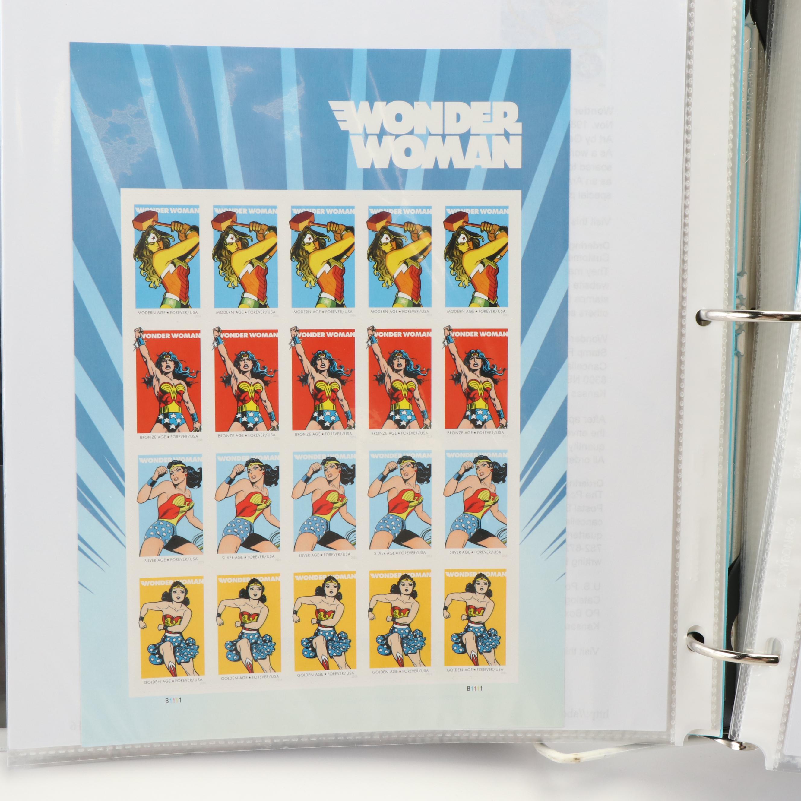 Two U.S. Postage Stamp Albums, 2015 to 2017 and a Stamp Price Guide