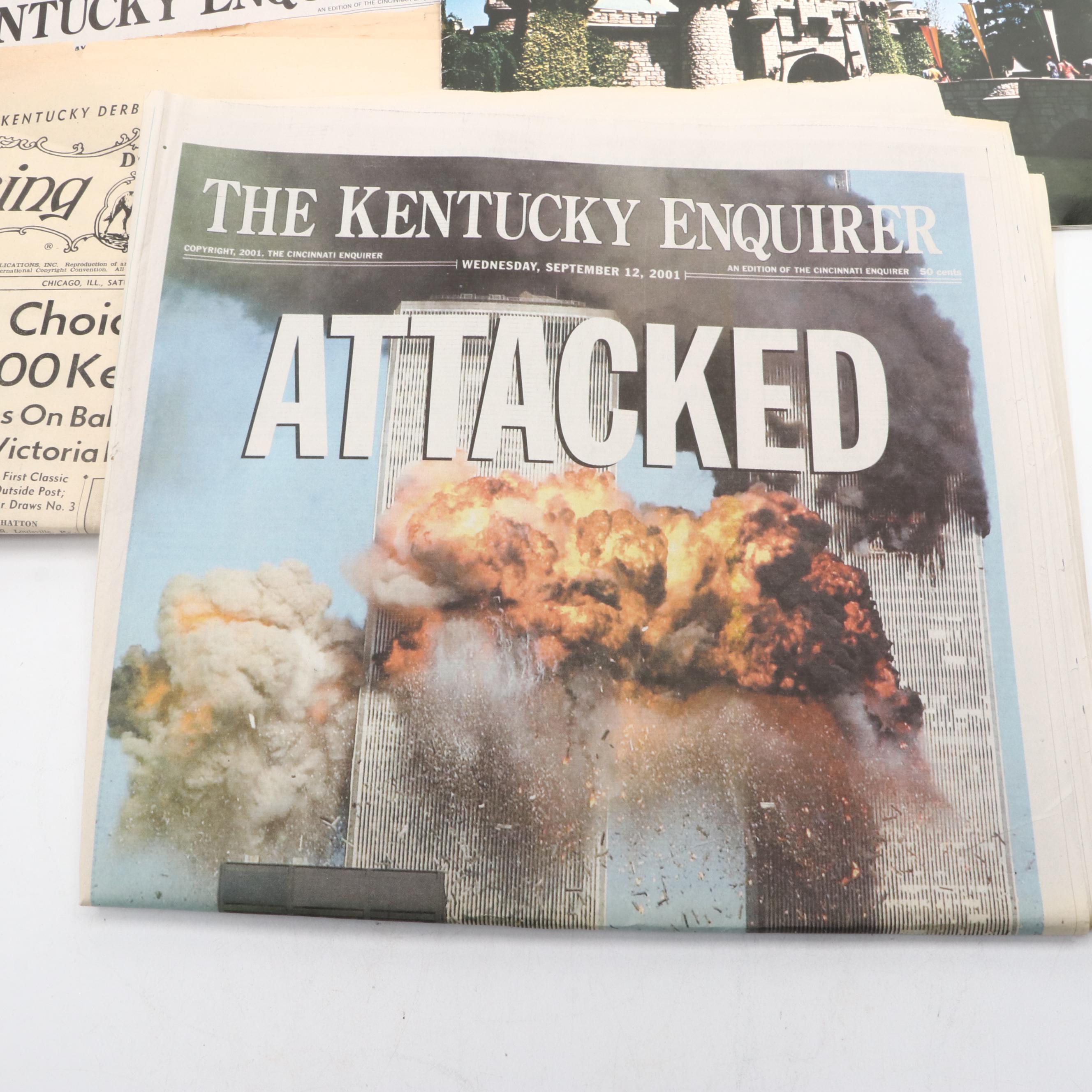 1970s Kings Island Hand-Colored Offset Lithograph Entertainment Map and More