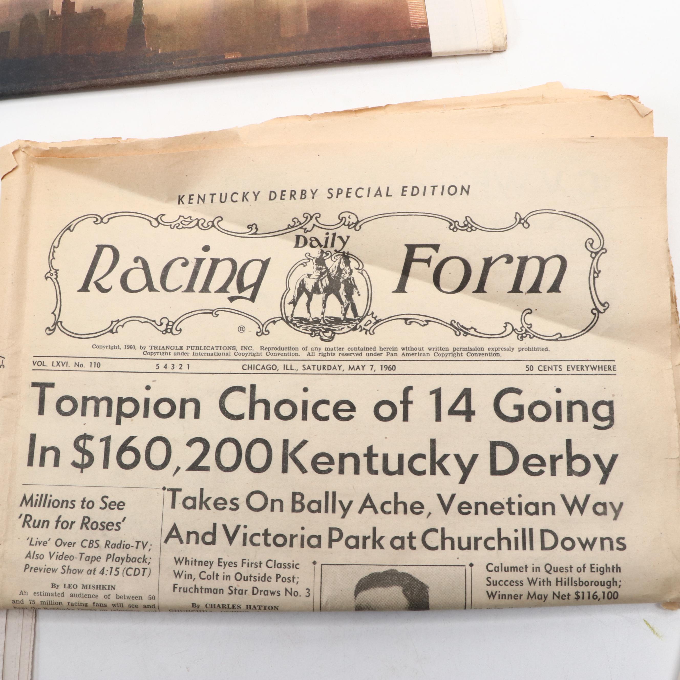 1970s Kings Island Hand-Colored Offset Lithograph Entertainment Map and More