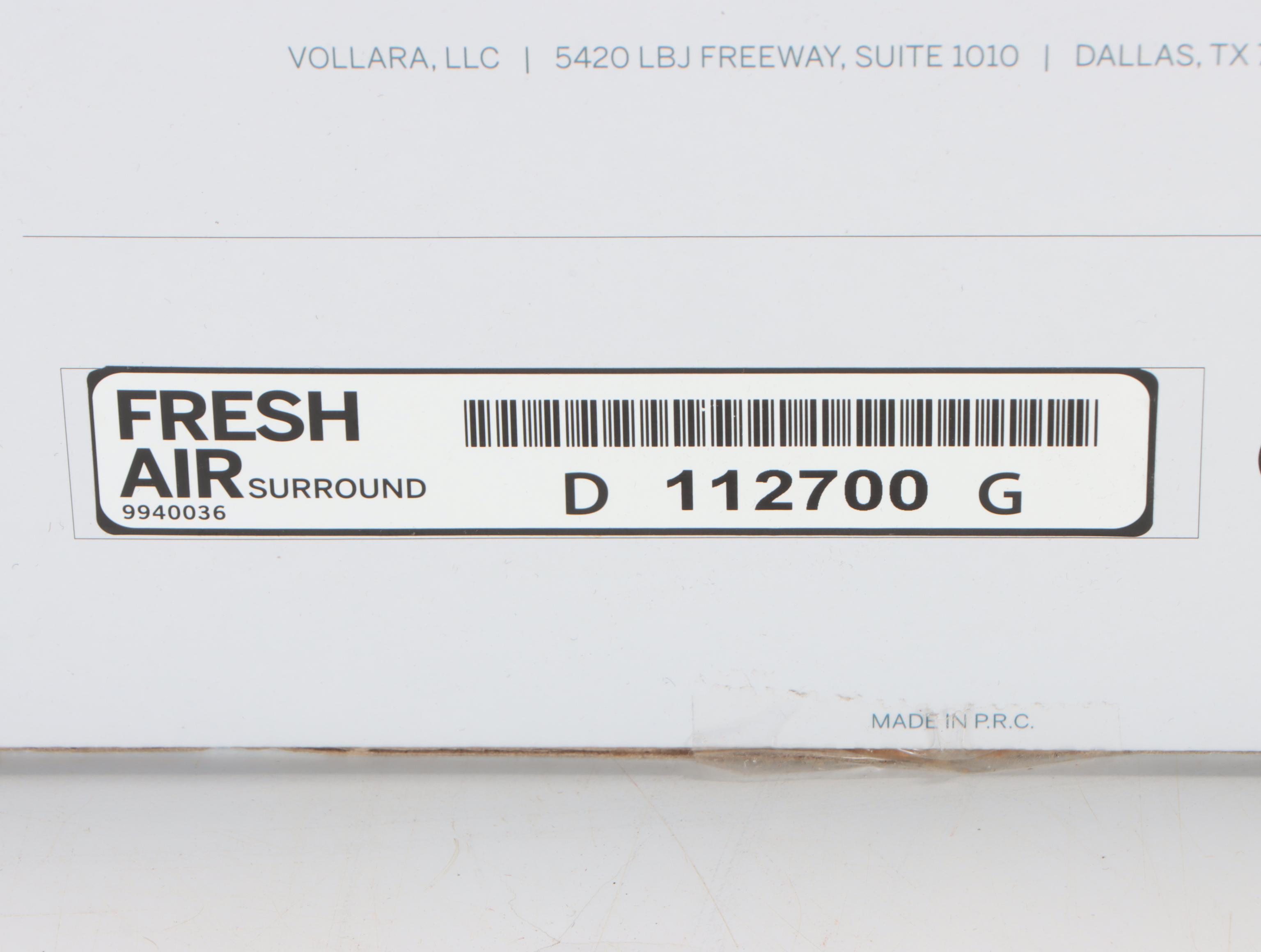 Vollara "Fresh Air Surround" Air Purifier