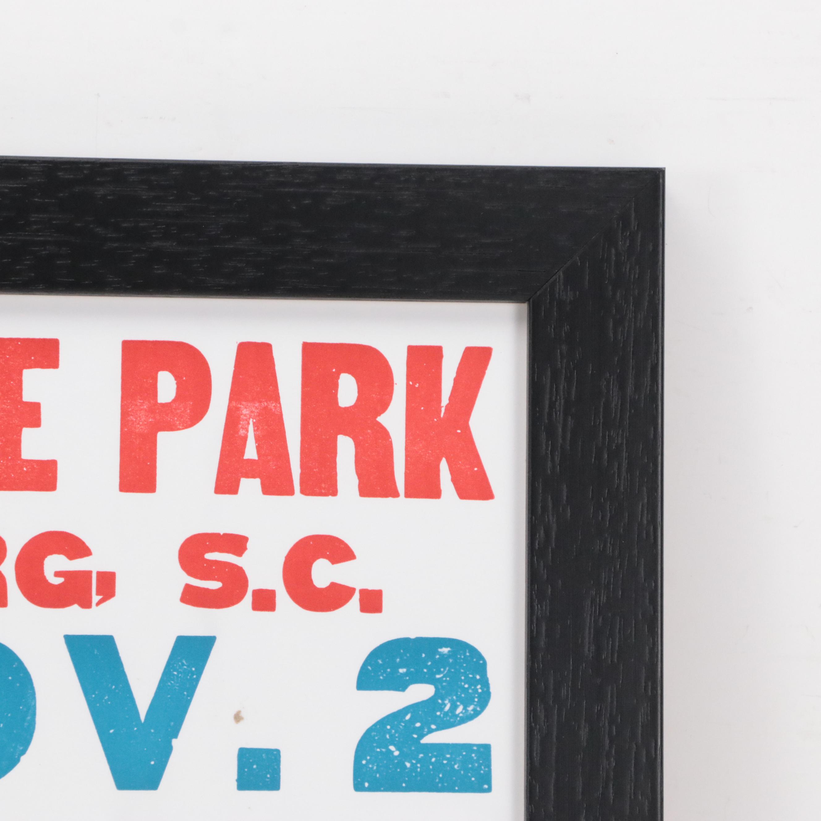 Hatch Show Print Letterpress Dolly Parton Concert Poster, Circa 2023