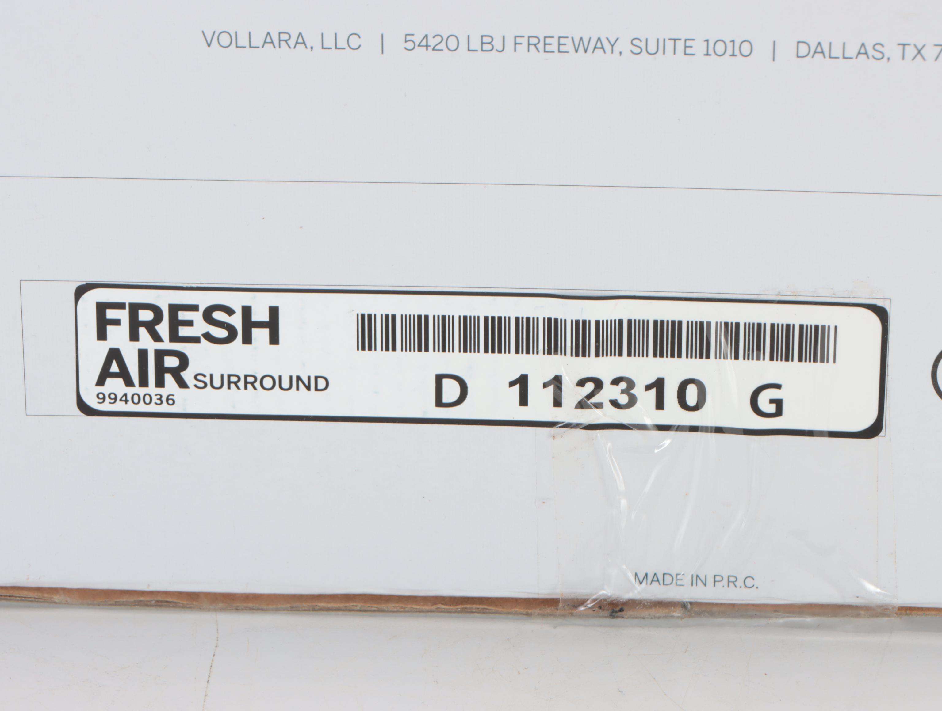 Vollara "Fresh Air Surround" Air Purifier