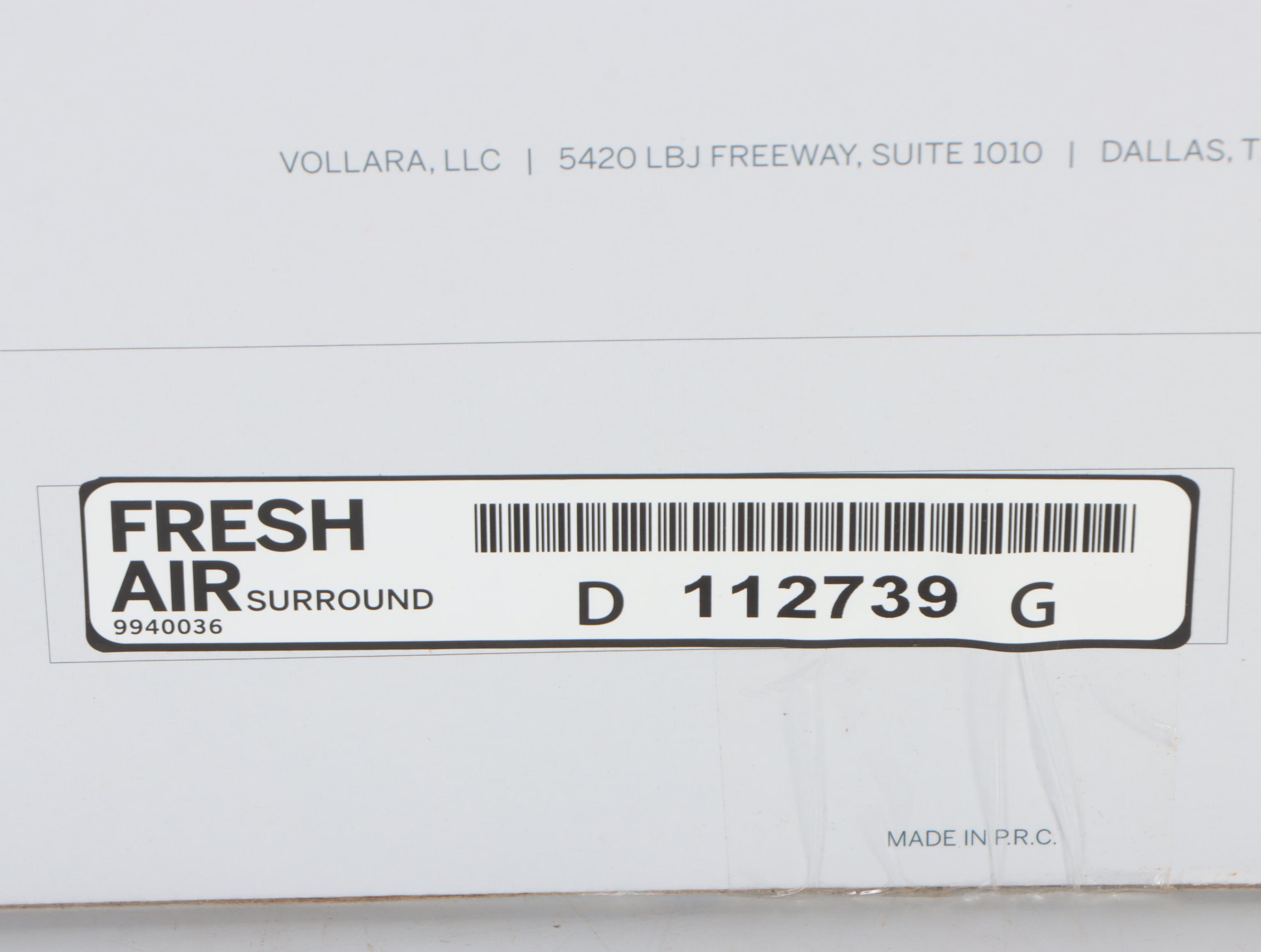 Vollara "Fresh Air Surround" Air Purifier