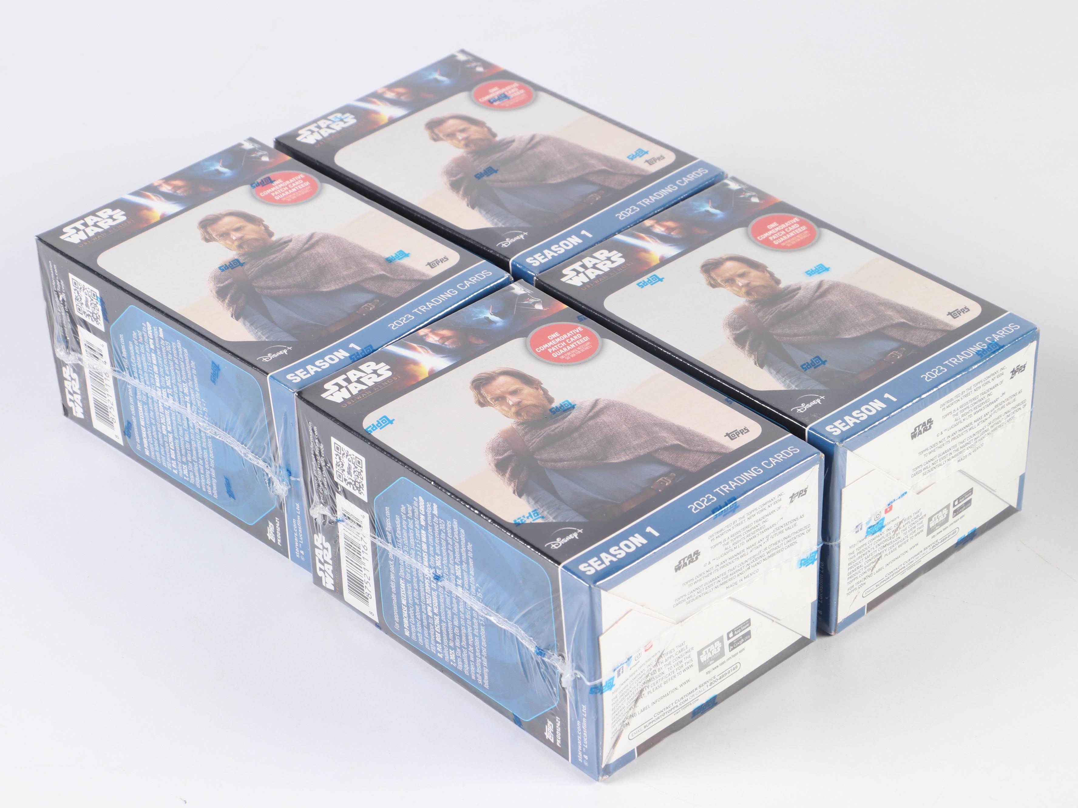 Topps "Star Wars: Obi-Wan Kenobi" Season 1 Sealed Blaster Boxes with More
